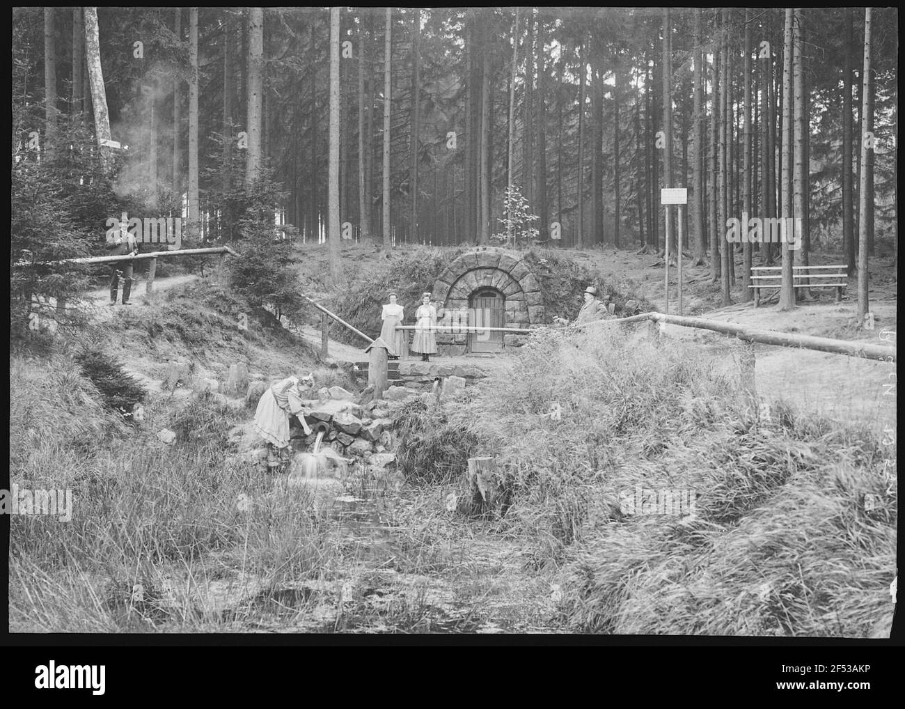 Mauvais Hartha. Quelle Warnsdorfer Banque D'Images