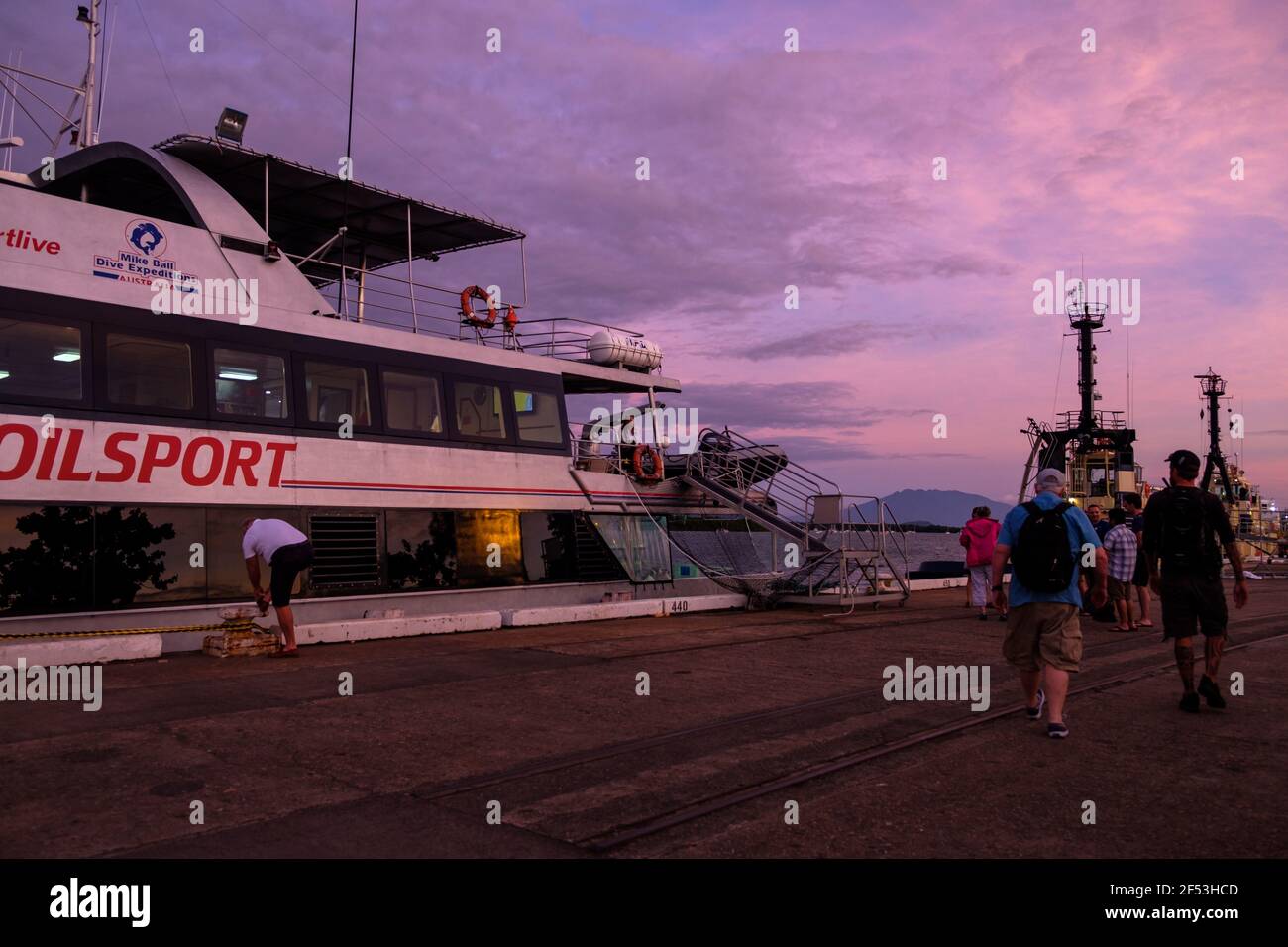4 nuits - expédition de plongée Minke Whale Banque D'Images