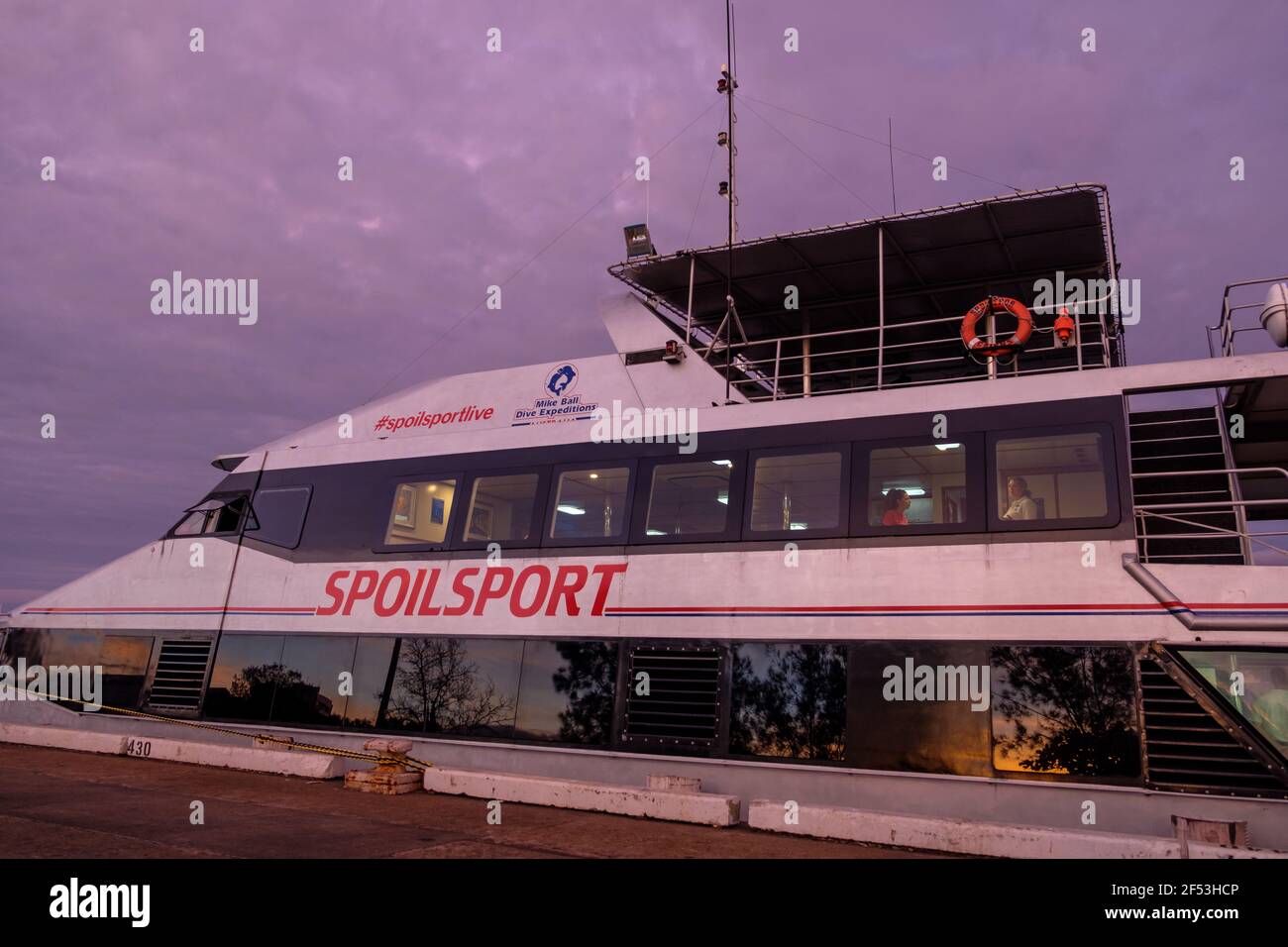 4 nuits - expédition de plongée Minke Whale Banque D'Images