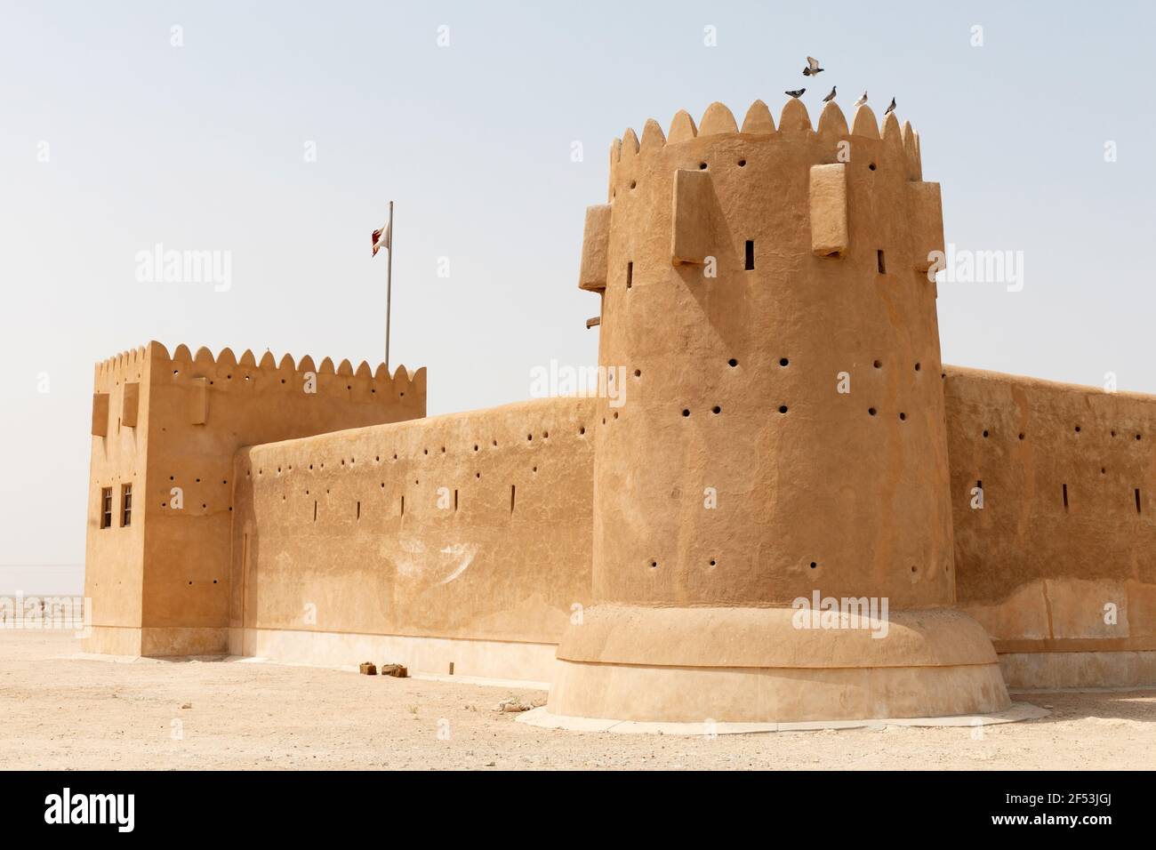 Le Fort Al Zubarah, Qatar Banque D'Images
