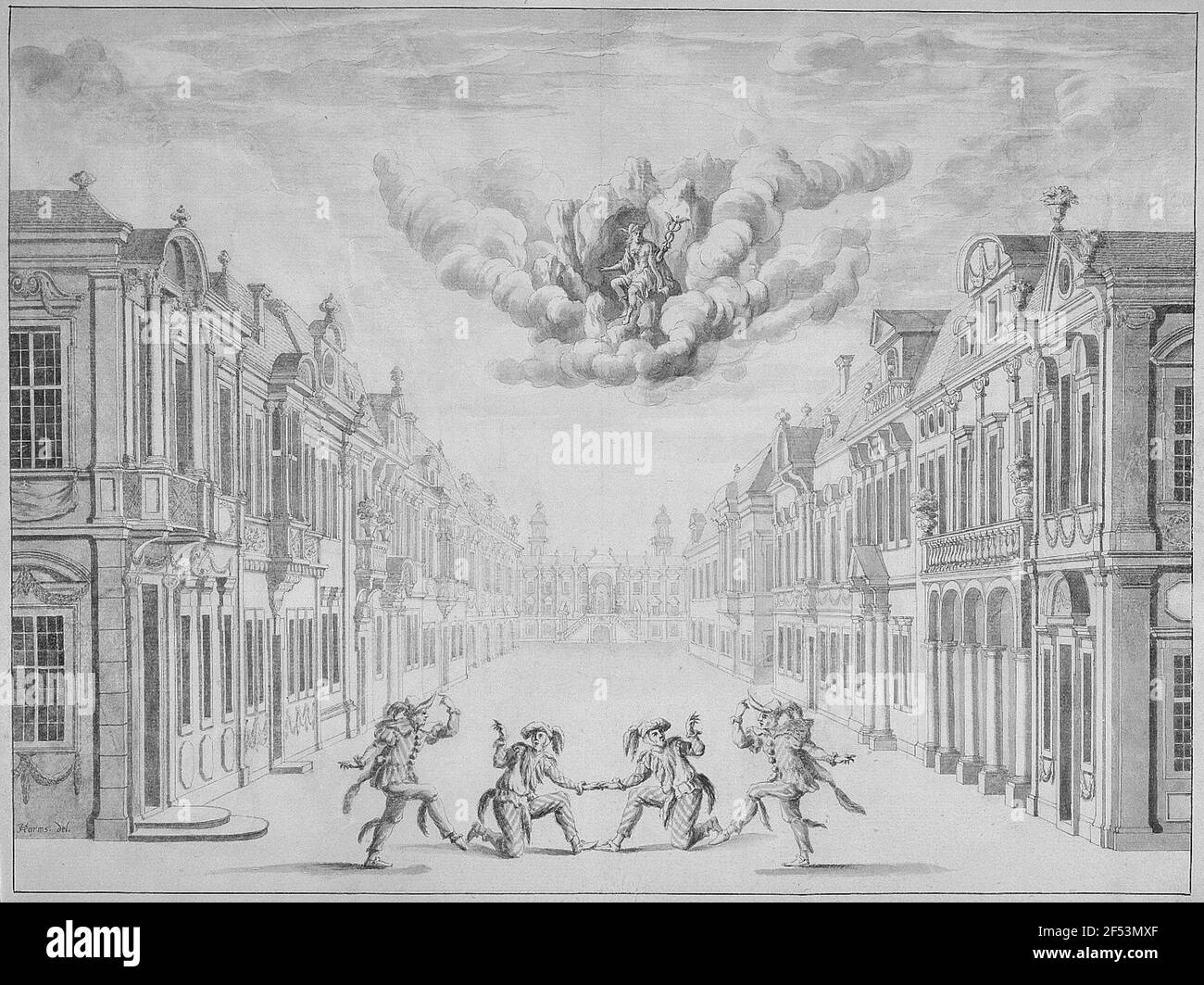 Ballet planétaire. Image de Mercure, danse des imbéciles Banque D'Images