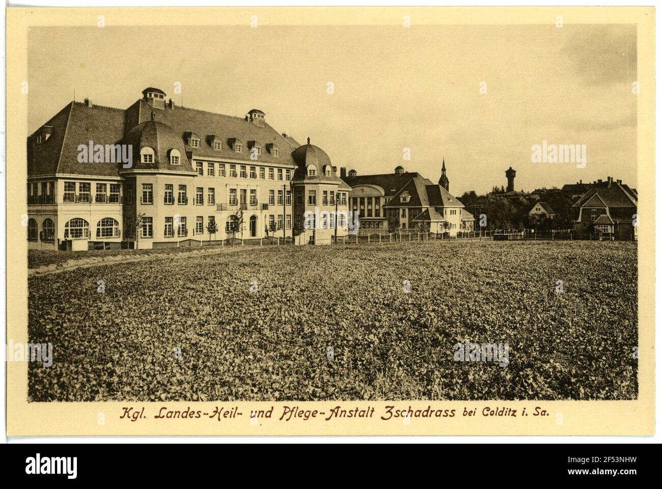 Zschadraß. Landes-Heil- et. Soins infirmiers Banque D'Images