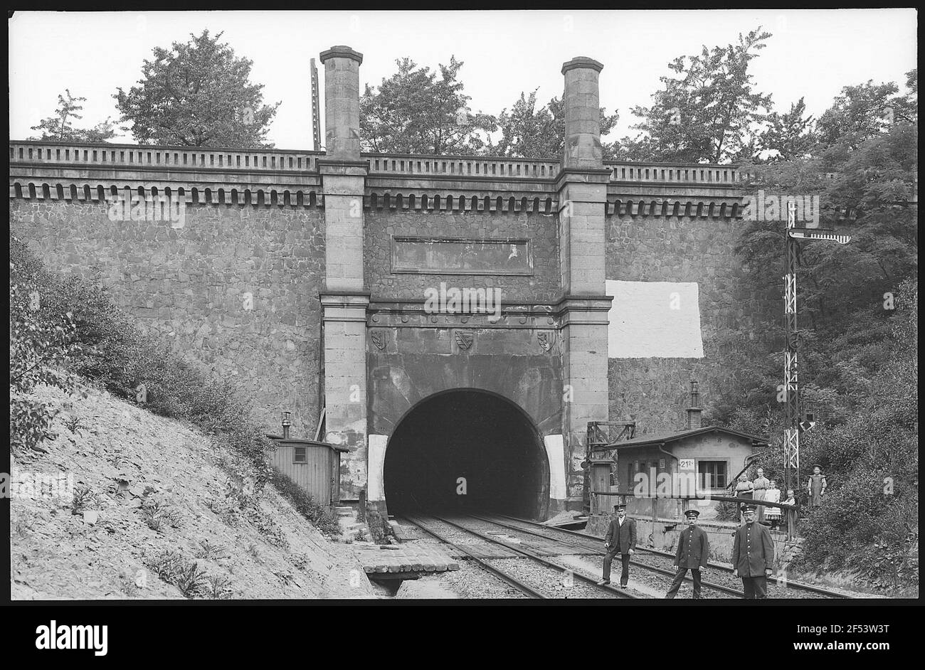 Niederau. Eisenbahntunnel Banque D'Images