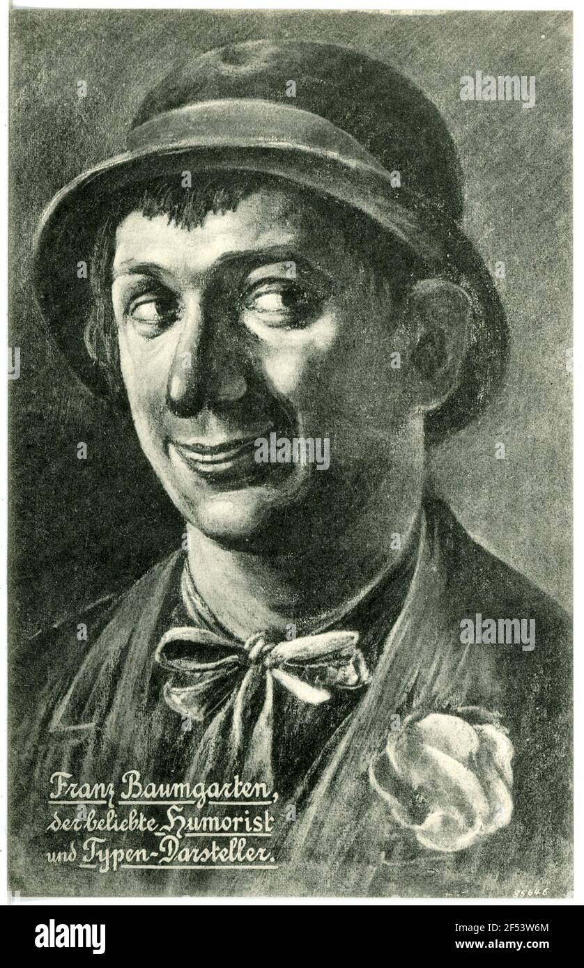 L'humoriste Franz Baumgarten Meissen. L'humoriste Franz Baumgarten Banque D'Images