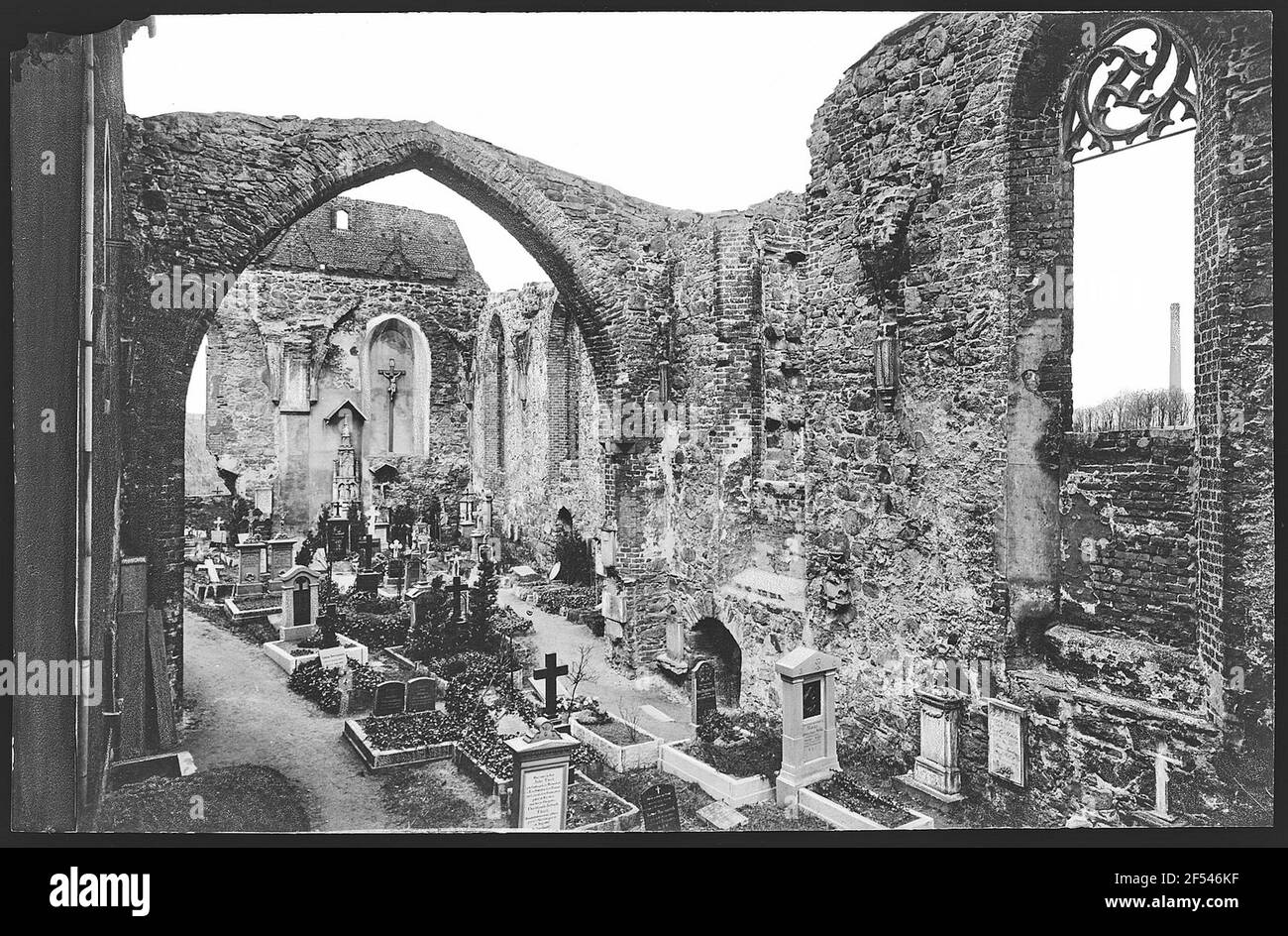 Bautzen. Coeur de la Nikolairine Banque D'Images