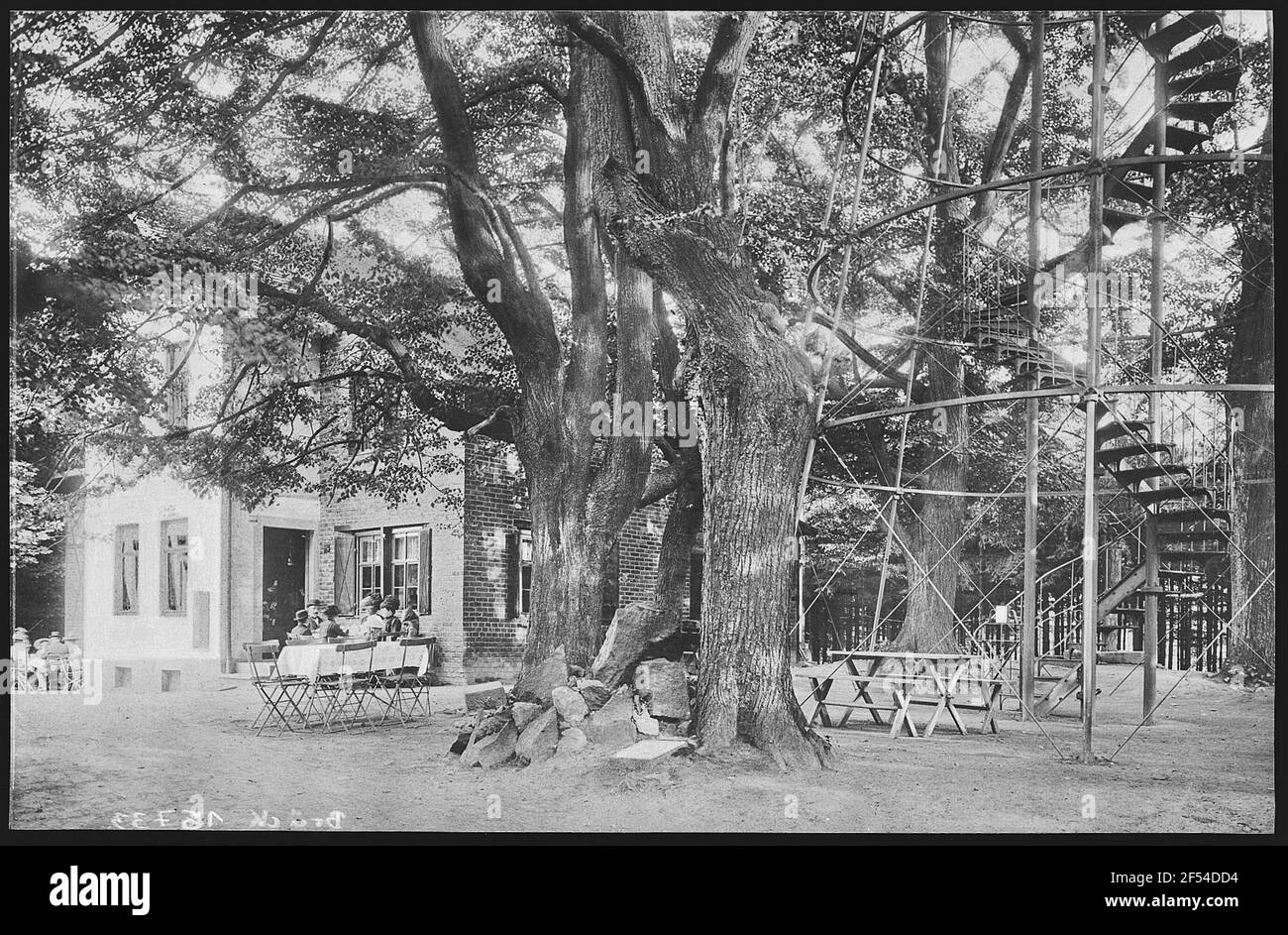 Neustadt en Saxe. Hauteur Götzinger Banque D'Images