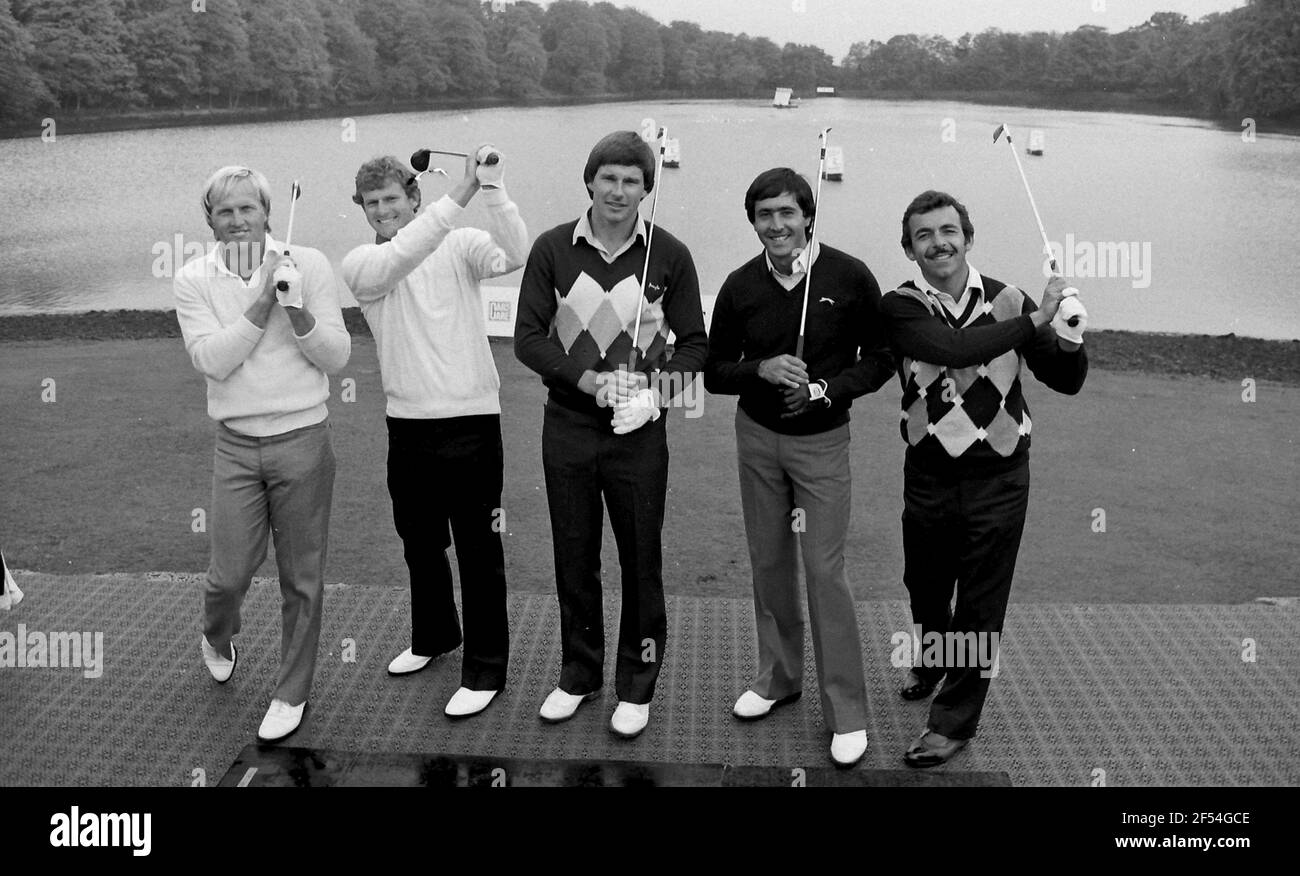 La célèbre gamme des golfeurs Banque D'Images