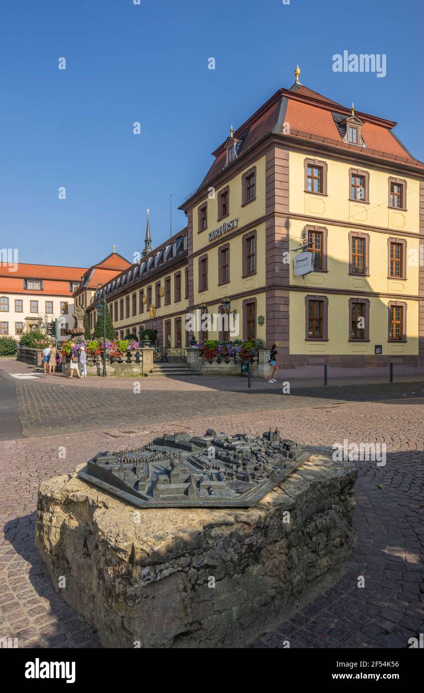 Géographie / Voyage, Allemagne, Hesse, Fulda, modèle de ville à Bonifatiusplatz (place Boniface), droits supplémentaires-dégagement-Info-non-disponible Banque D'Images