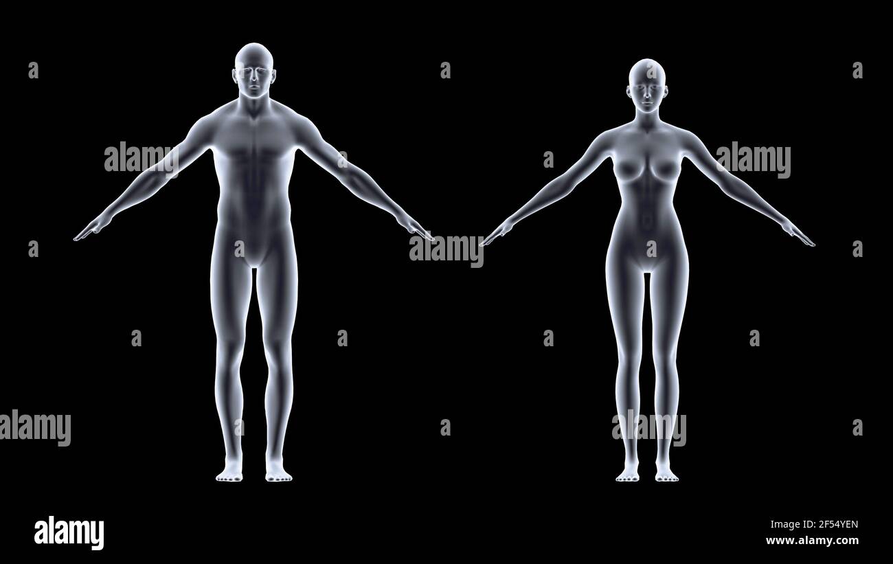 Rayons X d'un crâne avec COVID-19 au lieu du cerveau, isolés sur fond noir. rendu 3d Banque D'Images