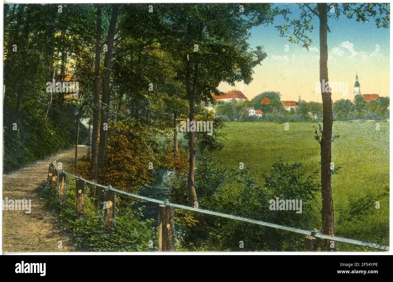 Promenade Königsbrück. Promenade Banque D'Images