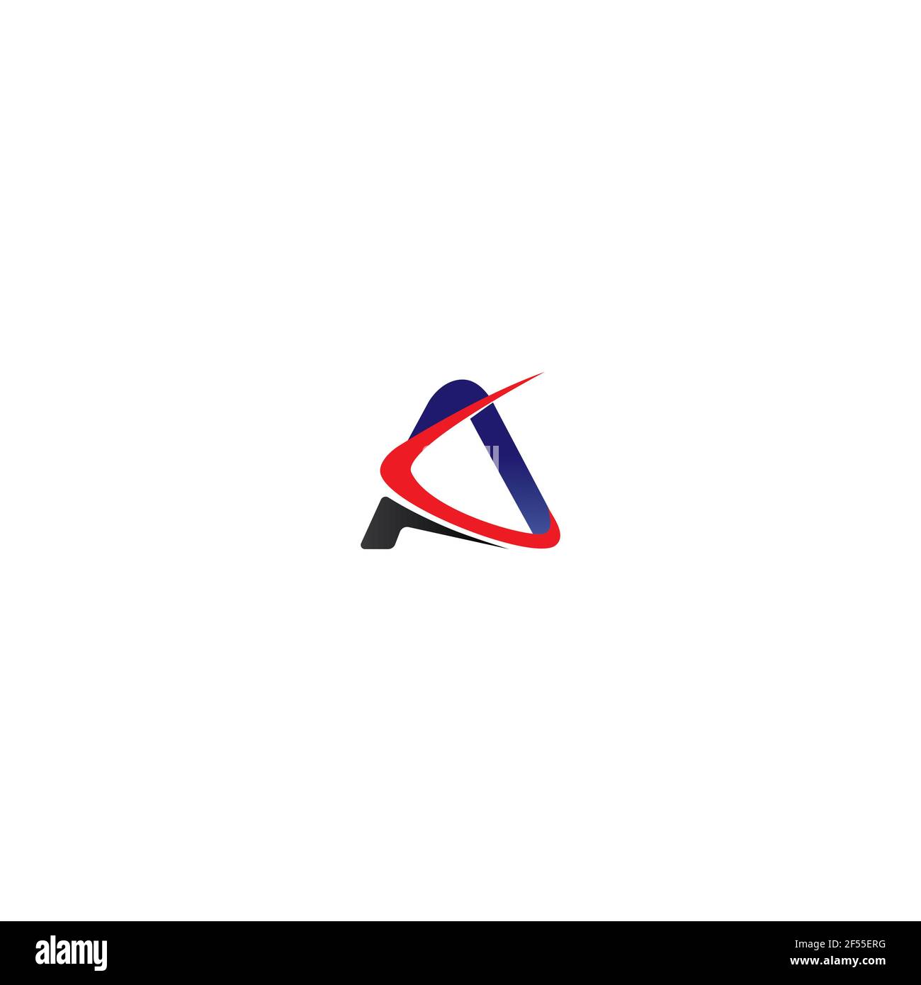 PrUnique moderne géométrique créatif élégante lettre UN modèle de logo. Vecteur icon.int Banque D'Images