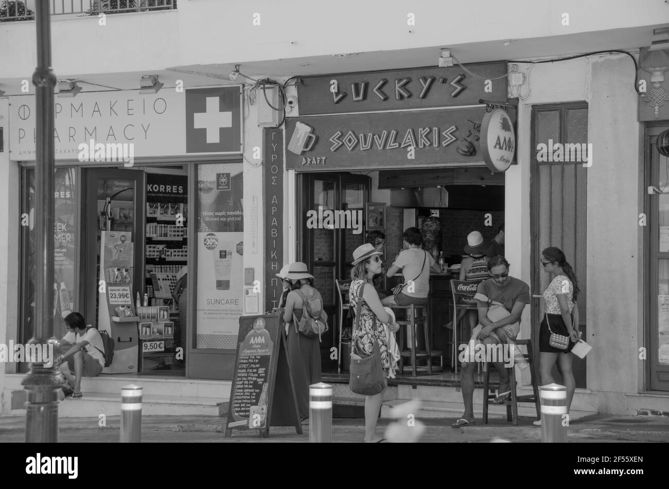 Santoriini, Grèce 2014 Banque D'Images