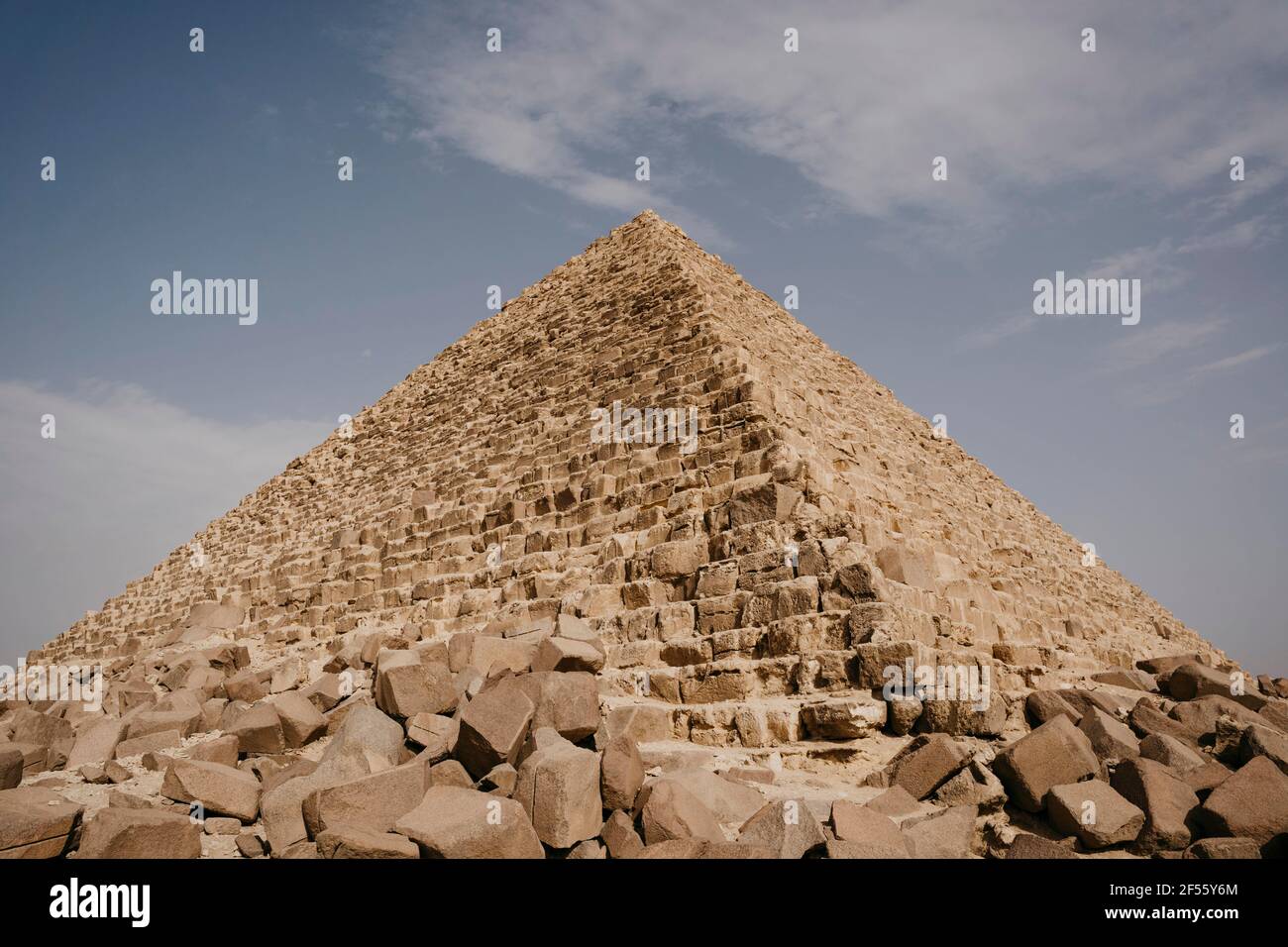 Égypte, le Caire, Grande Pyramide de Gizeh Banque D'Images