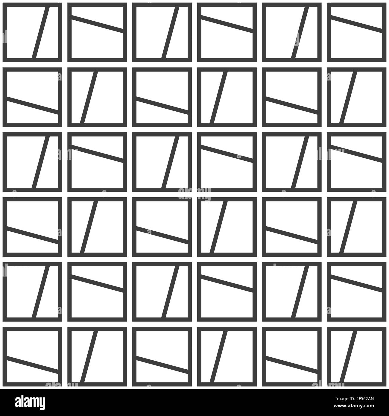 Motif abstrait sans coutures. Répétition de mosaïques carrées géométriques. Texture de maillage. Texture moderne et élégante. Treillis géométrique. Arrière-plan monochrome vectoriel. Illustration de Vecteur