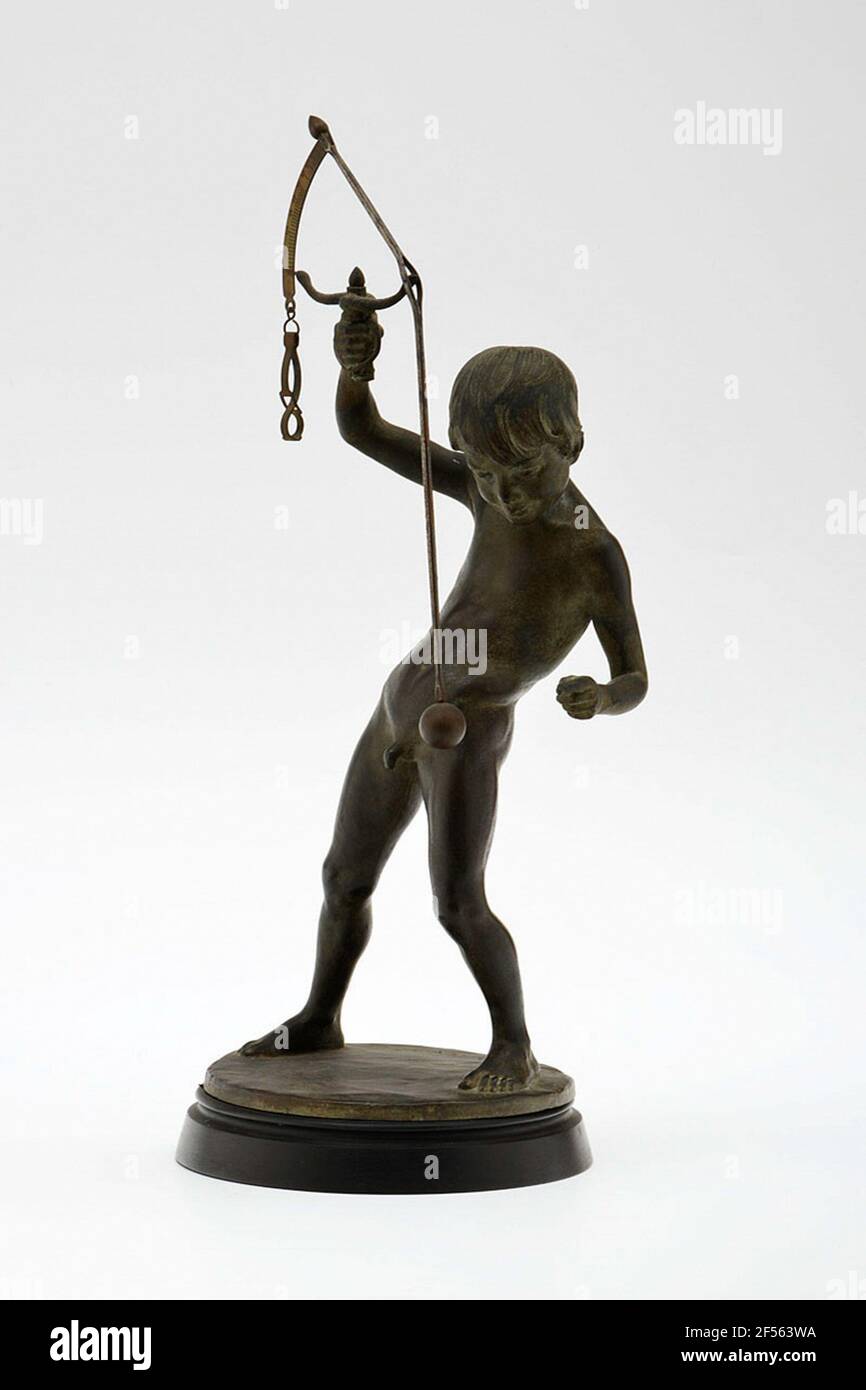 Jeune '(garçon avec échelle de lettre). Acquis par l'artiste 1909 à Florence Banque D'Images