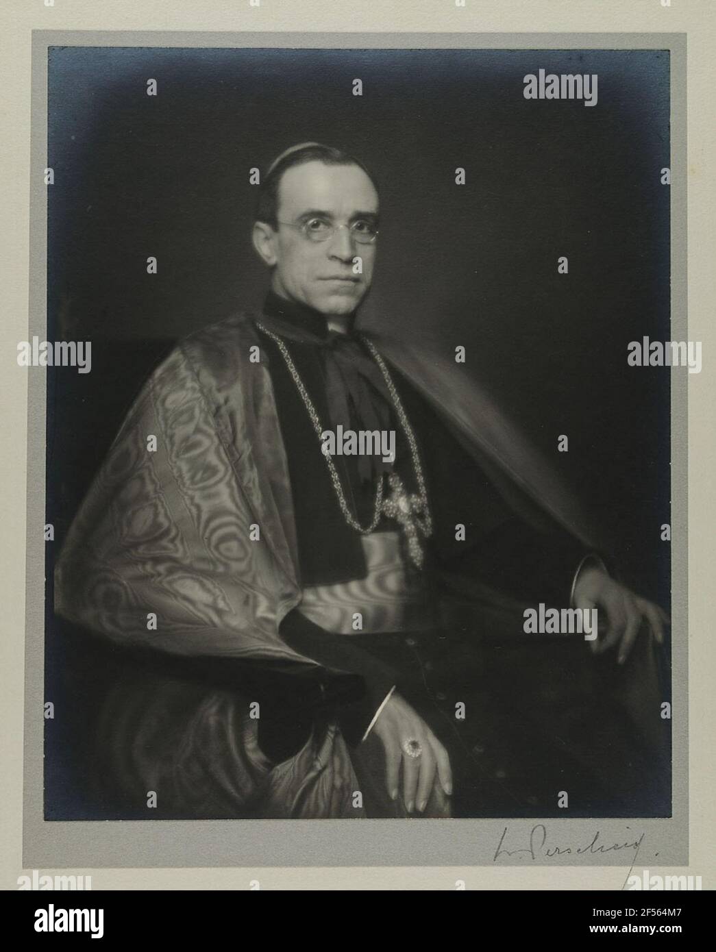 Nuntius Eugenio Pacelli (Pape Pie XII.). Vue de l'état Hambourg, collection de l'histoire de la photographie, acquis en 1968 Banque D'Images