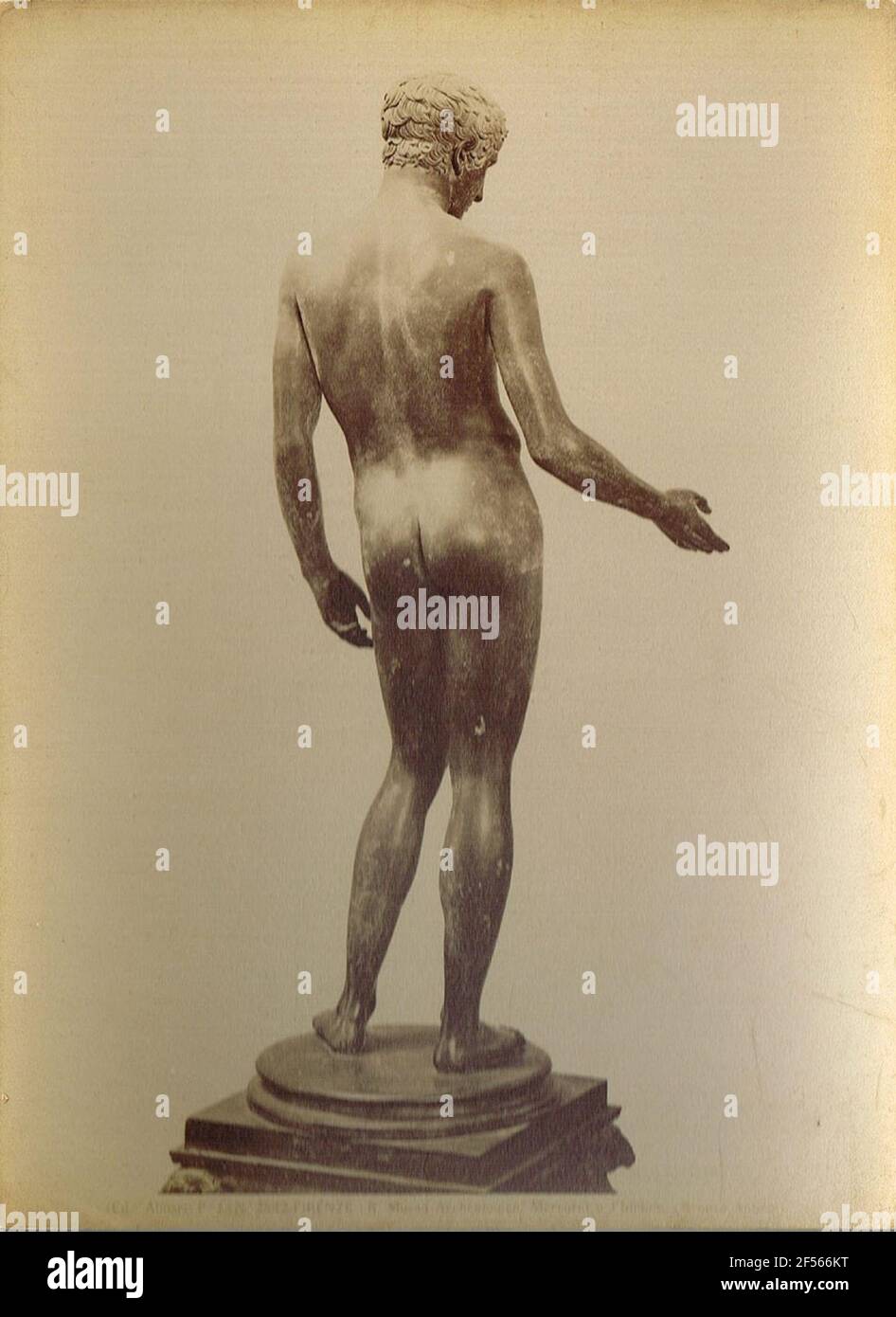 Dieu Mercury ou Idolino, Musée national archéologique, Section romaine, Florence. Don de la famille Ballheimer, Hambourg Banque D'Images