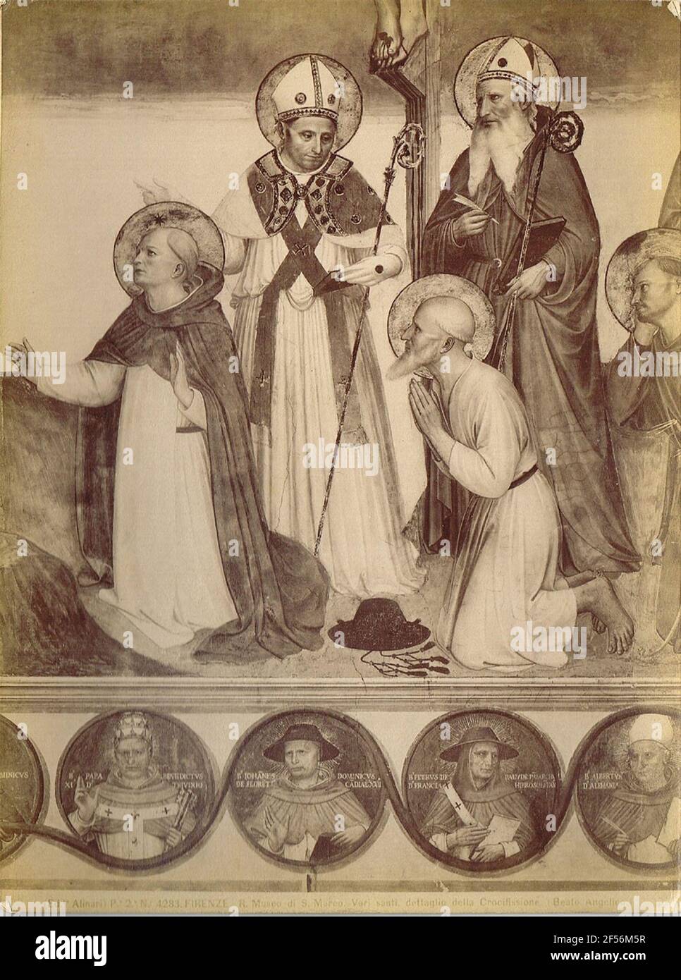 FRA Angelico: La Crucifixion (détail), Museo di San Marco, Florence. Don de la famille Ballheimer, Hambourg Banque D'Images
