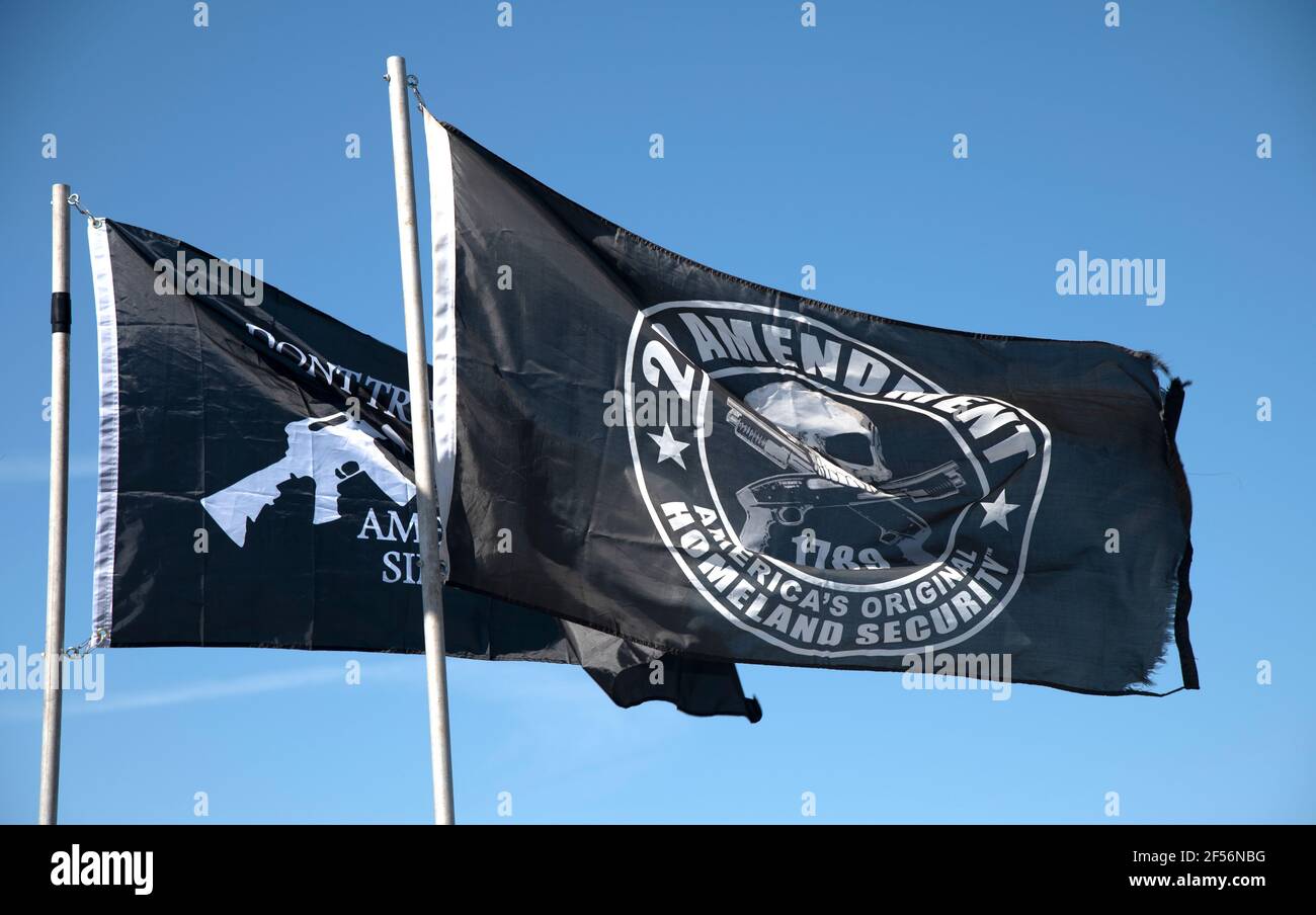 Un rassemblement contre la censure à Cape Cod, aux États-Unis. Combattre la censure hors du lot. Banque D'Images