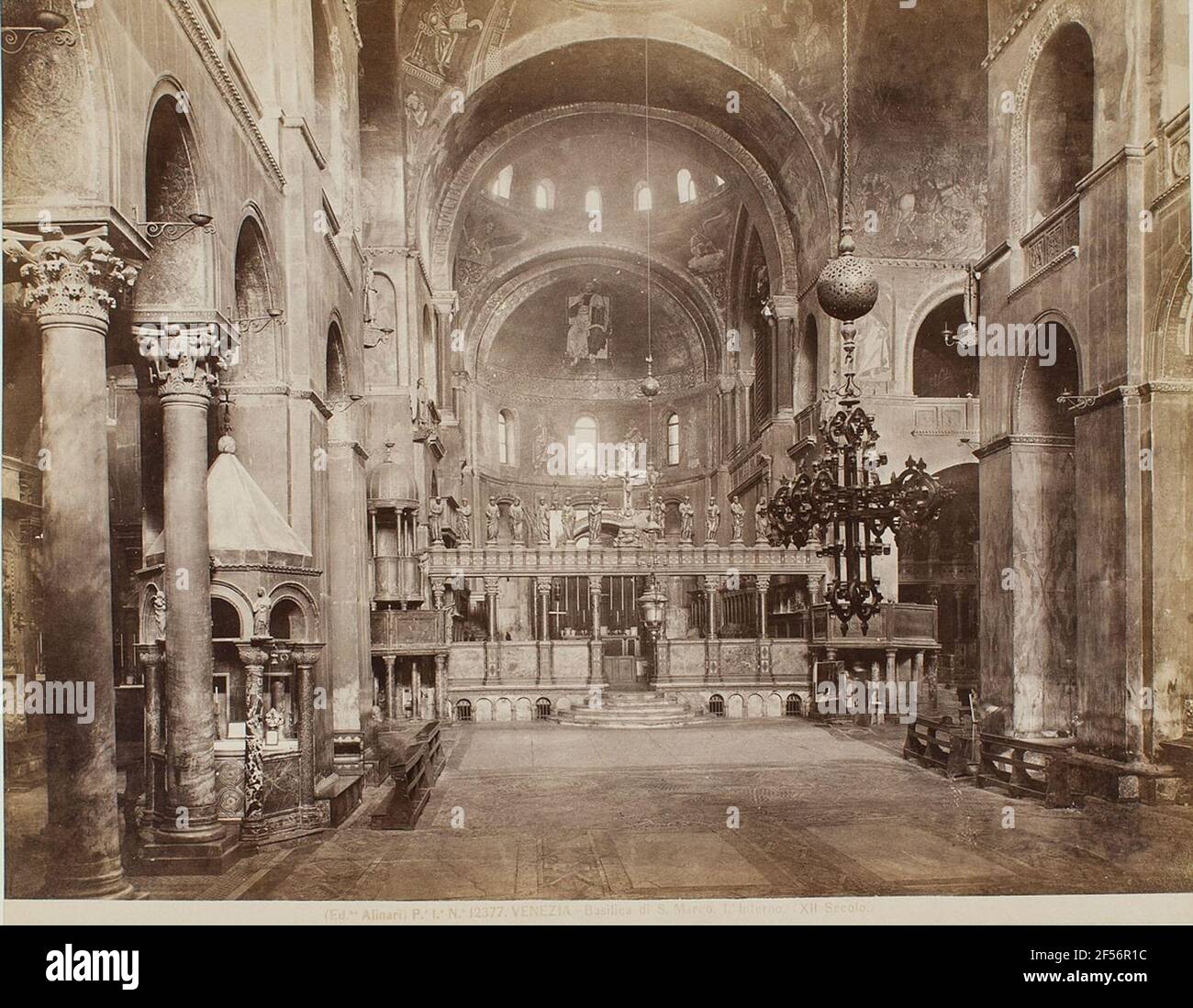 Basilique Saint-Marc, intérieur, Venise. . Banque D'Images