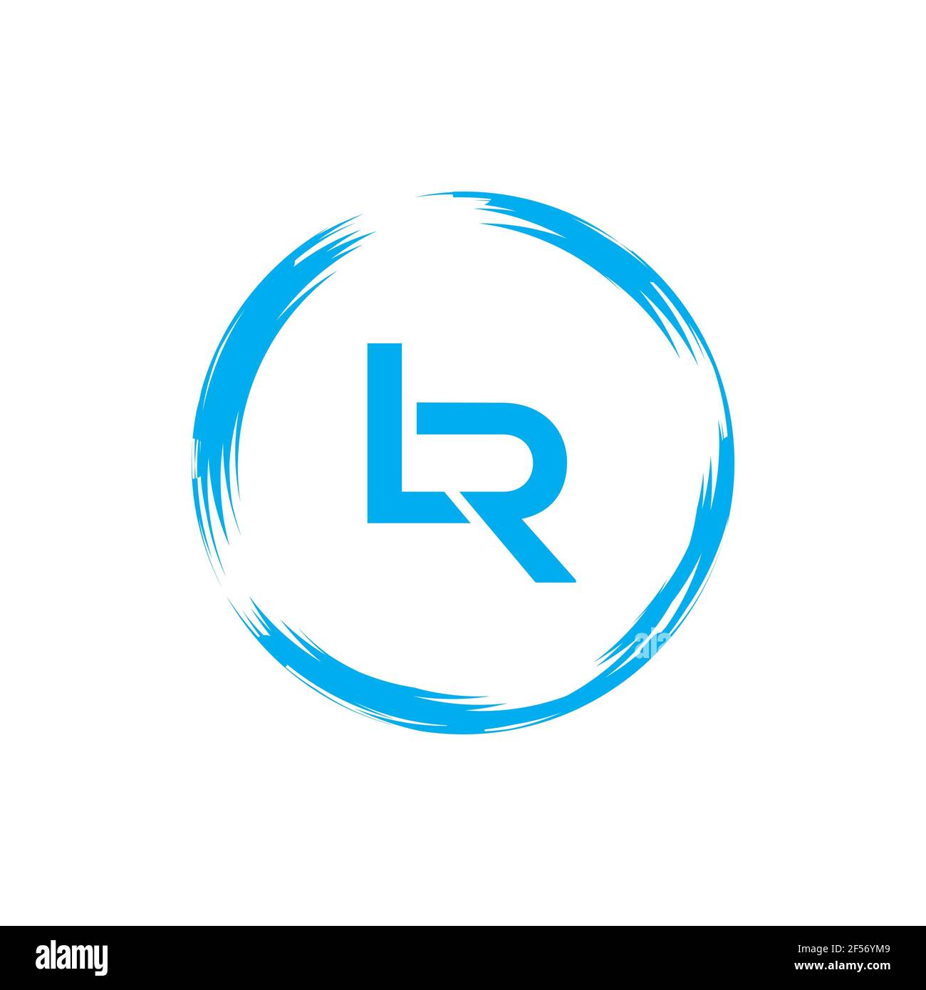 LR. Monogramme de deux lettres L & R. Luxe, design simple, élégant et ...