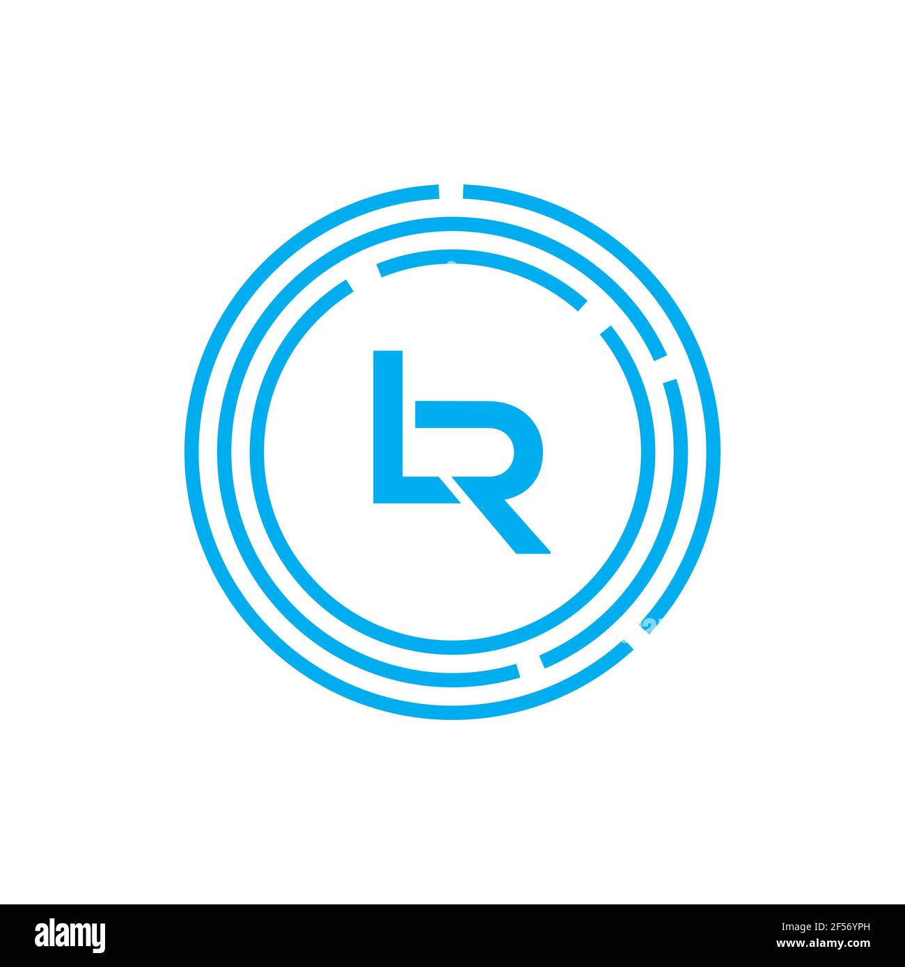 Initial lr logo Banque de photographies et d’images à haute résolution ...