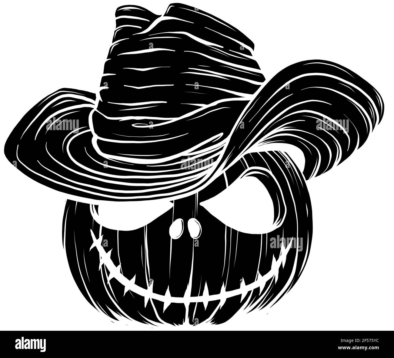 Silhouette noire de citrouille d'Halloween avec illustration vectorielle d'ailes de chauve-souris Illustration de Vecteur