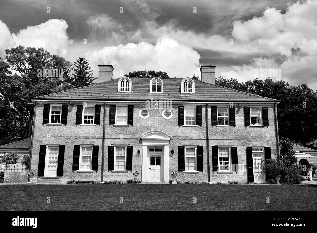 Georgian Revival House à Greenwood Gardens à Short Hills, NJ, États-Unis Banque D'Images