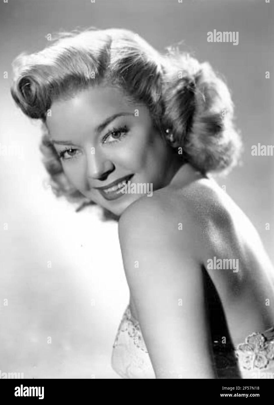 FRANCES LANGFORD (1913-2005) chanteuse et actrice américaine en 1946 Banque D'Images