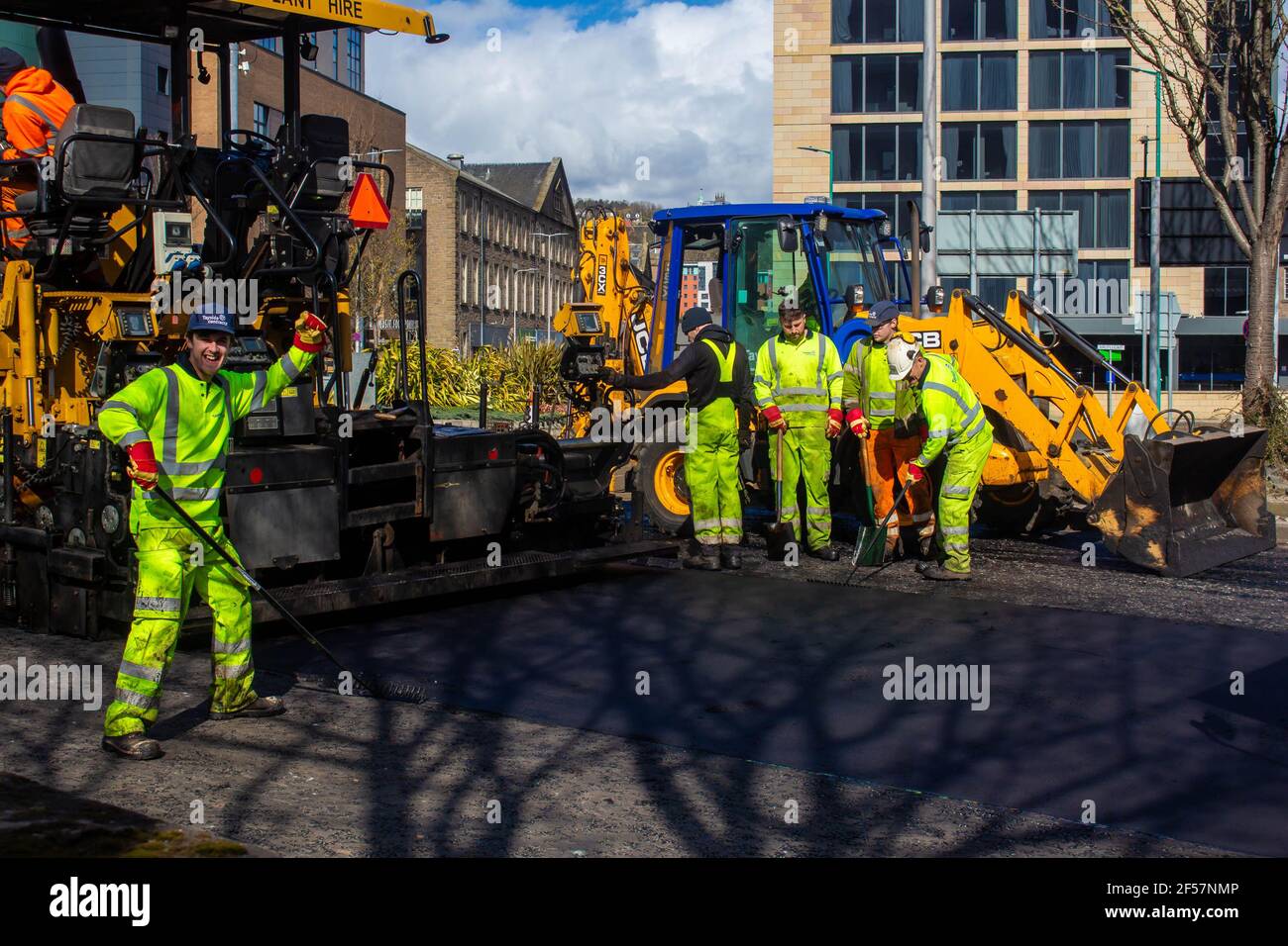 Dundee et ses rues environnantes Banque D'Images