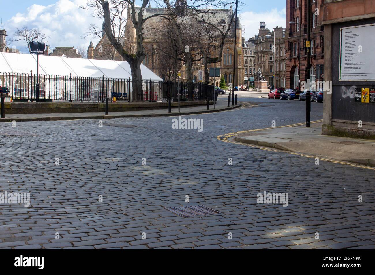 Dundee et ses rues environnantes Banque D'Images