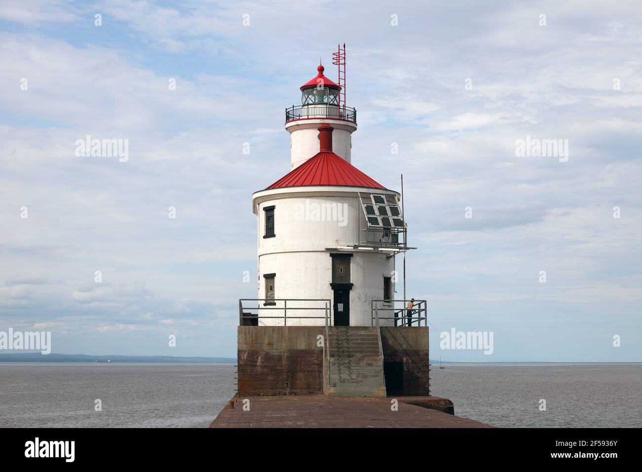 Géographie / Voyage, USA, Wisconsin, Superior, Wisconsin point (Superior Entry Breakwater) Light (1912), Additional-Rights-Clearance-Info-not-available Banque D'Images