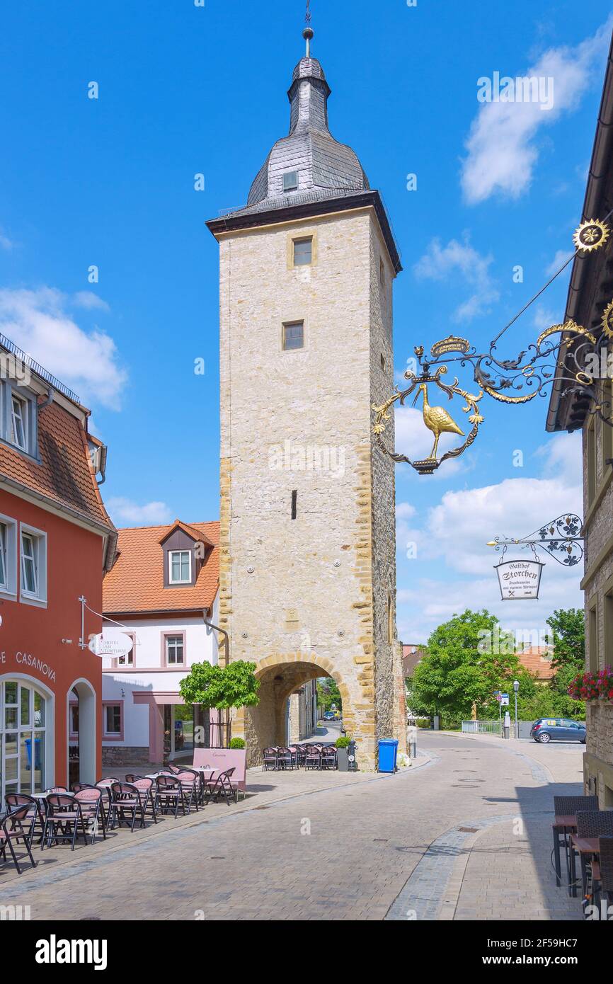 Géographie / voyage, Allemagne, Volbach, porte inférieure, porte de Gaibach, Informations-droits-autorisations-supplémentaires-non-disponibles Banque D'Images