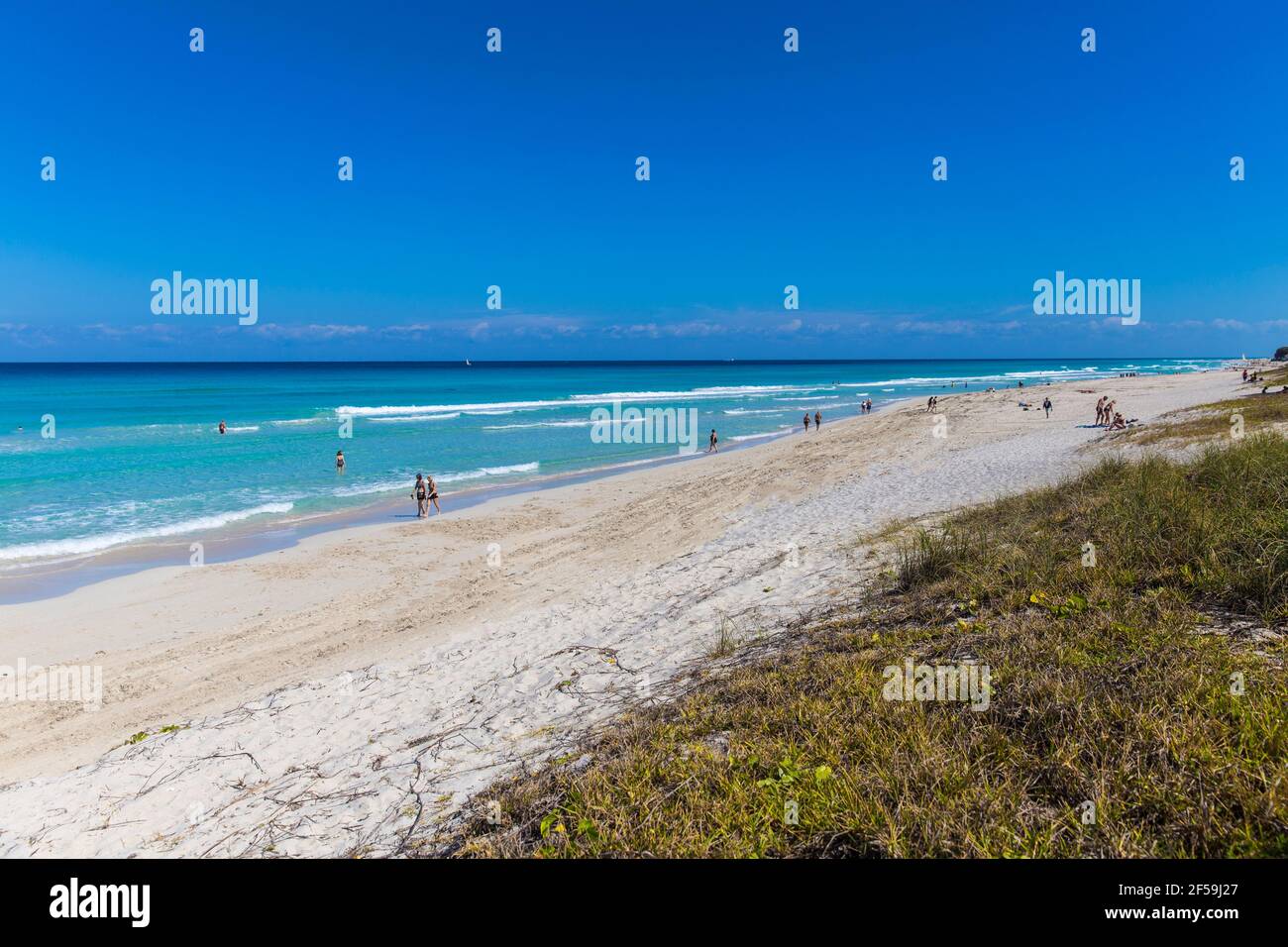 Cuba, Varadero, Varadero beach Banque D'Images