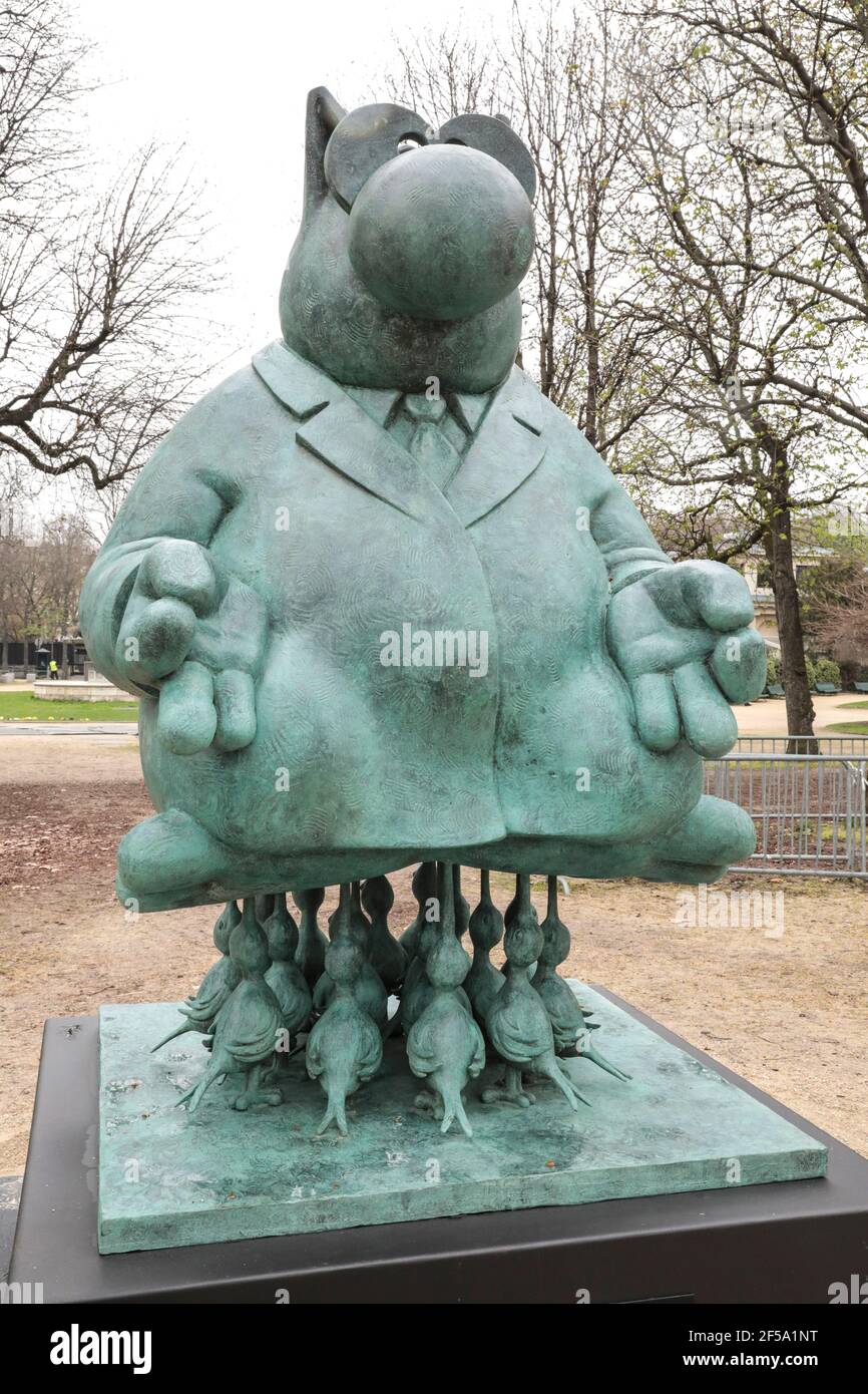 LE CHAT DE PHILIPPE GELUCK VINGT SCULPTURES SUR LES CHAMPS ELYSÉES ...