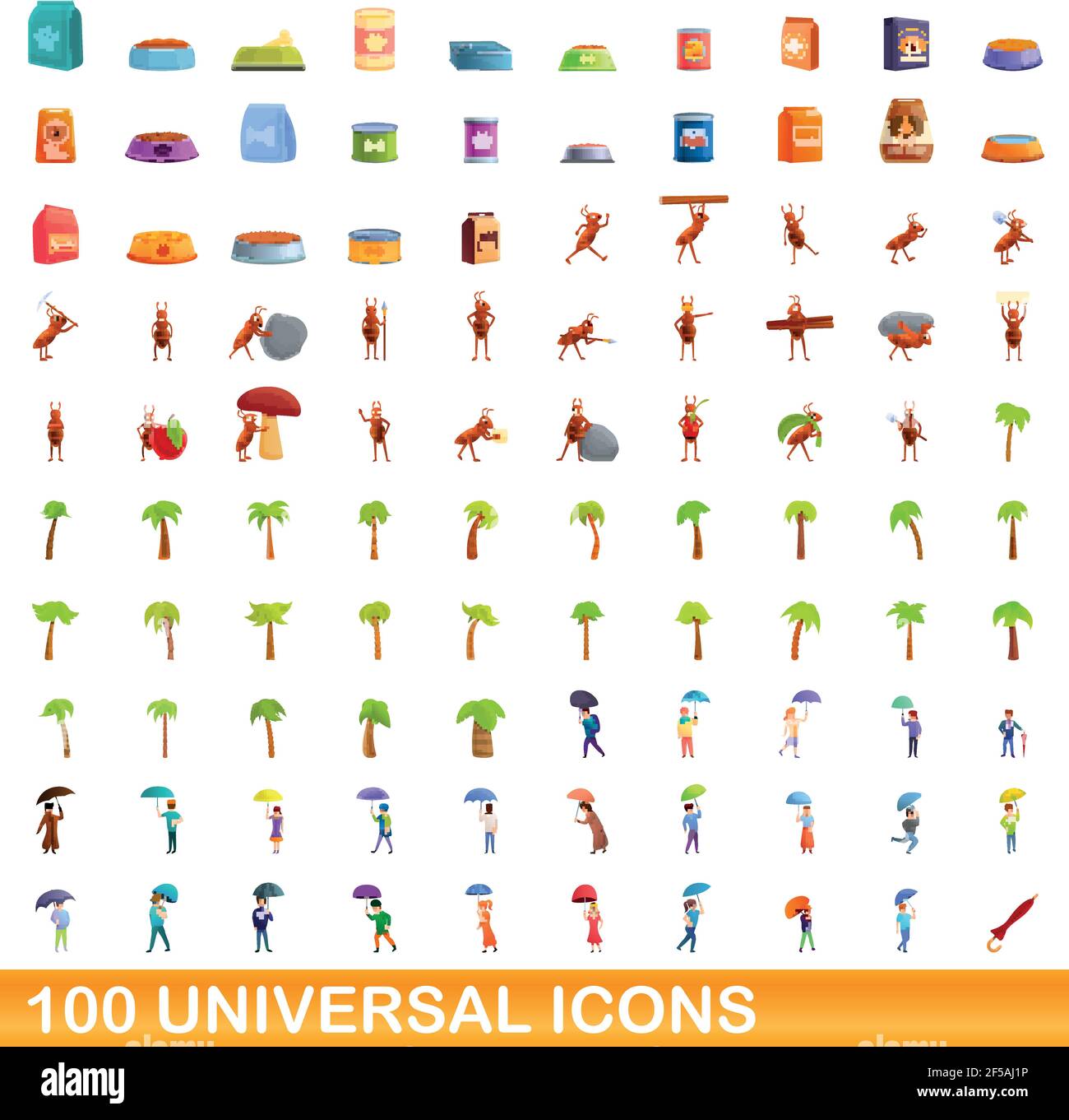 100 icônes universelles set. Cartoon illustration de 100 icônes universelles vector set isolé sur fond blanc Illustration de Vecteur 100 icônes universelles set. Cartoon illustration de 100 icônes universelles vector set isolé sur fond blanc Illustration de Vecteur