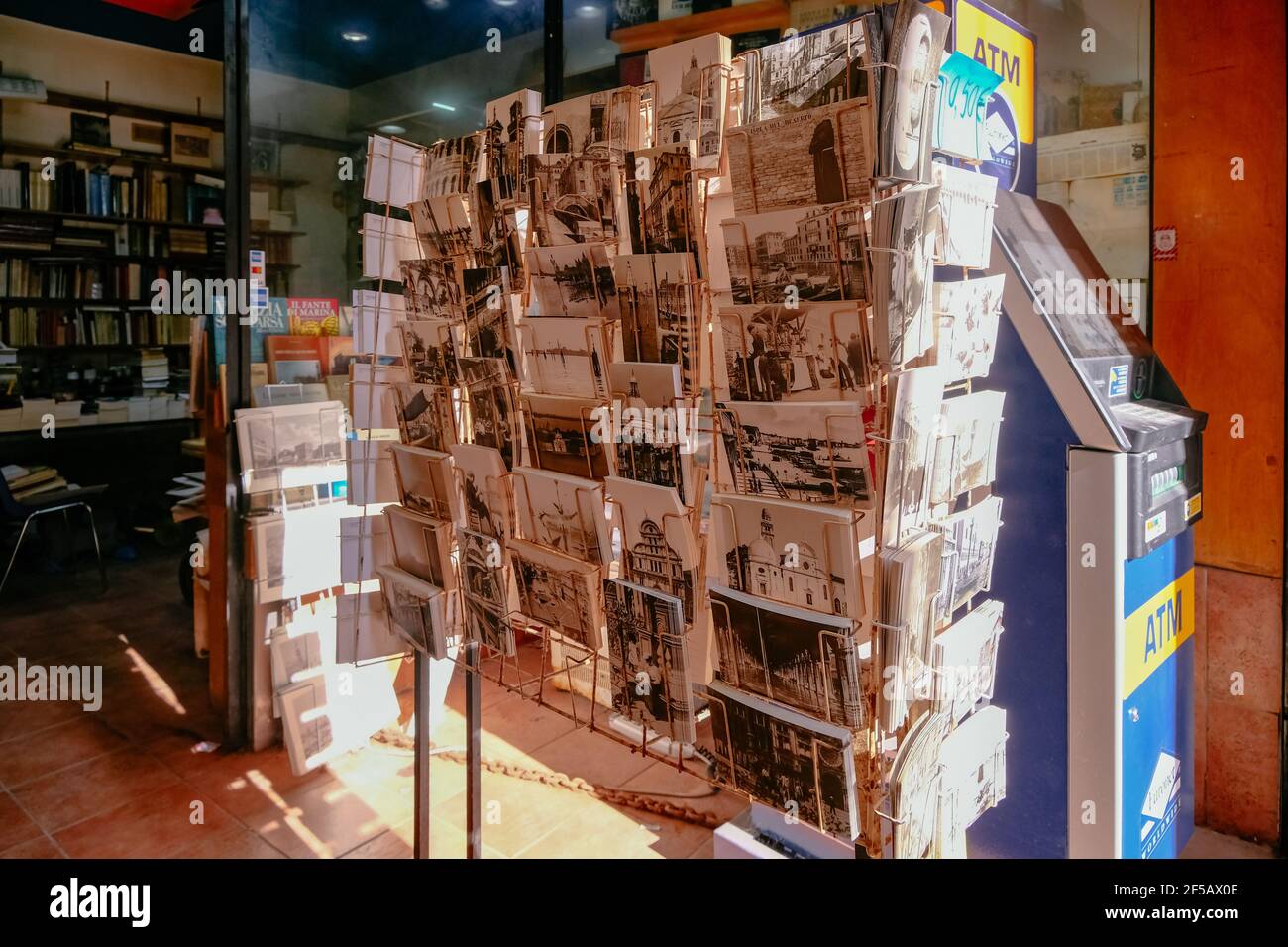 Cartes postales anciennes et anciennes de Venise, Italie Banque D'Images