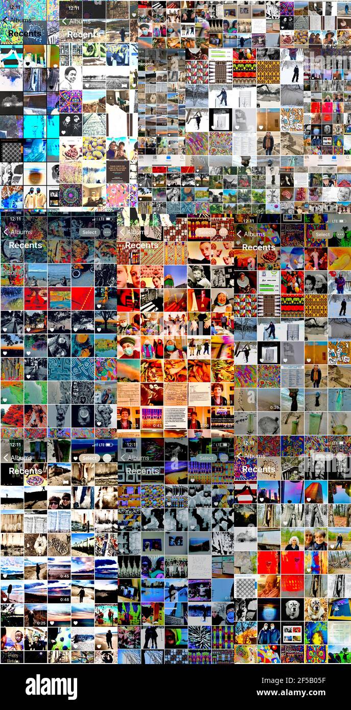 Les 365 premiers jours de la pandémie à travers mes images dans 2020 Banque D'Images
