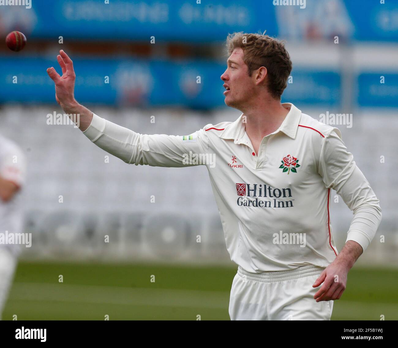 Chelmsford, Royaume-Uni. 25 mars 2021. CHELMSFORD ANGLETERRE - MARS 25: Keaton Jennings de Lancashire CCC pendant la journée amicale un match de 2 entre Essex CCC et Lancashire CCC au terrain du comté de Cloudfm le 25 mars 2021 à Chelmsford, Angleterre crédit: Action Foto Sport/Alay Live News Banque D'Images