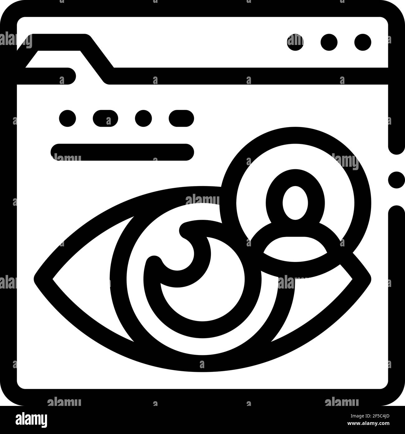 icône de ligne d'identité visuelle symbole d'illustration vectorielle ...