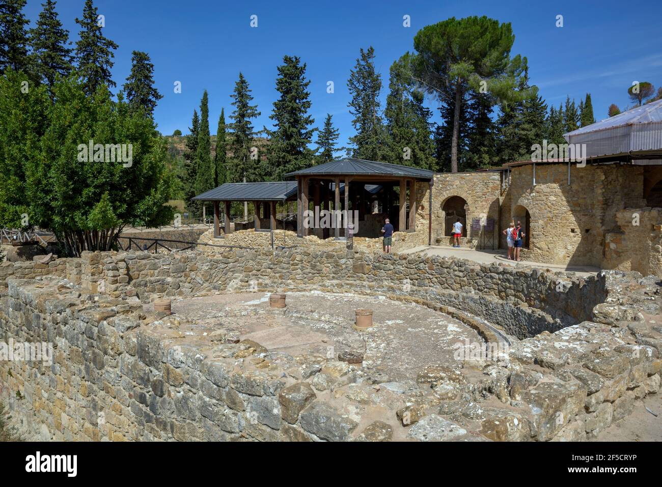 Géographie / Voyage, Italie, vue de la villa Romana del Casale, villa romaine du 4ème siècle AD, p, droits-supplémentaires-dégagement-Info-non-disponible Banque D'Images