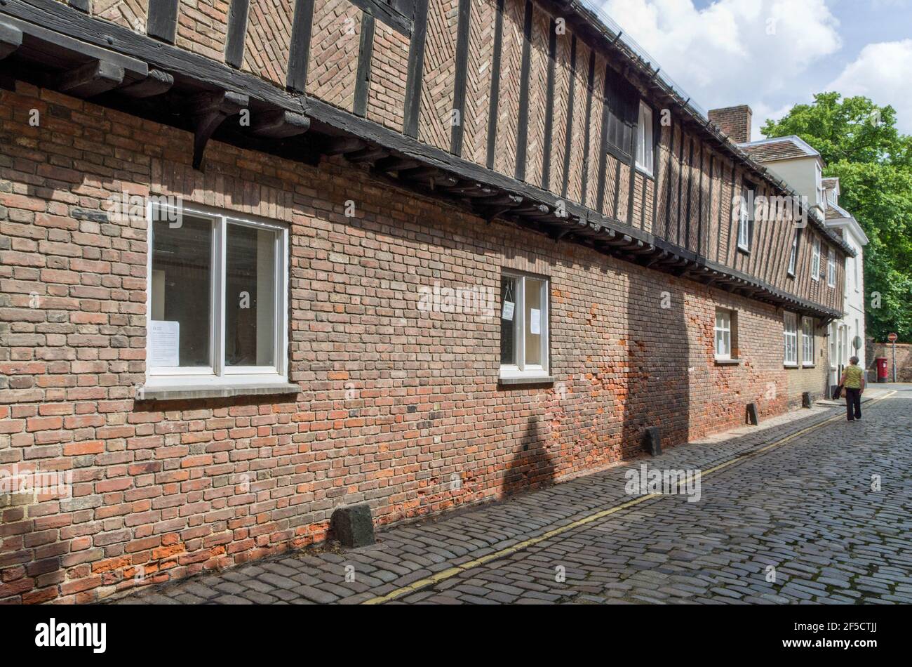 Hanse House, St Margaret's Lane, Kings Lynn, Norfolk, Royaume-Uni ; Un entrepôt restauré de la Ligue hanséatique de 1475. Banque D'Images