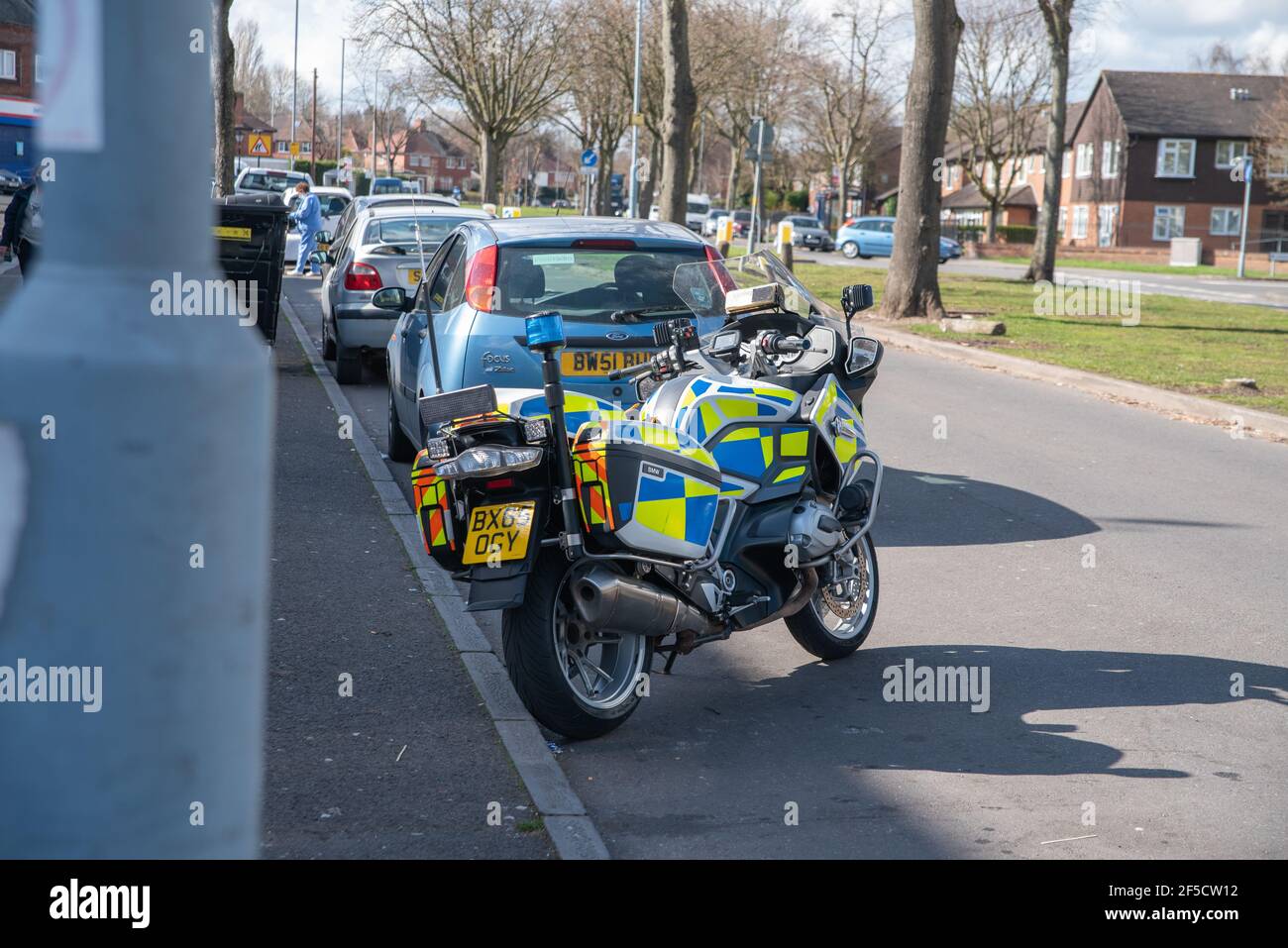 BMW R1200 West Midlands police moto, BMW police moto, moto moto moto Banque D'Images