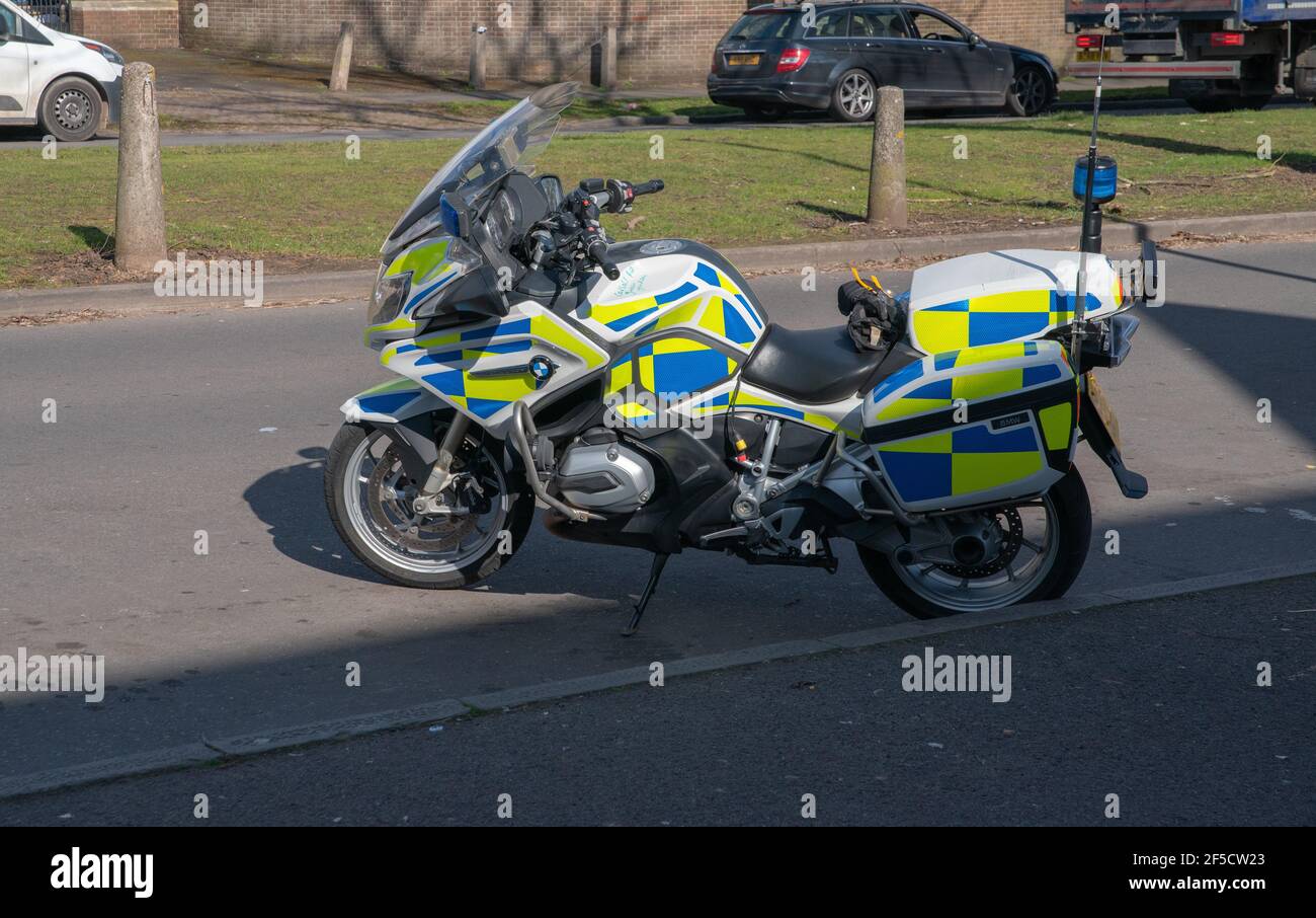 BMW R1200 West Midlands police moto, BMW police moto, moto moto moto Banque D'Images