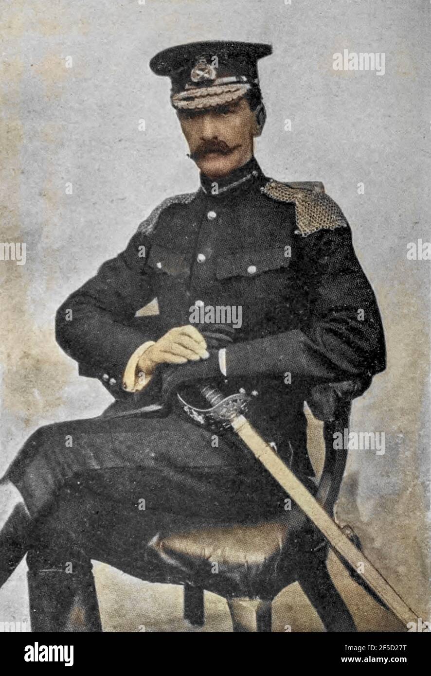 Le lieutenant-général Sir James Melville Babington [ici comme Babbington] KCB, KCMG, DL (31 juillet 1854 – 15 juin 1936) était un officier de l'armée britannique et un chef de cavalerie renommé, faisant un nom pour lui-même pour ses actions pendant la Seconde Guerre des Boers. Il était commandant de la Force de défense de la Nouvelle-Zélande et l'un des généraux britanniques les plus respectés de la première Guerre mondiale, commandant de la 23e Division. Après la guerre, il était commandant des Forces britanniques en Italie. L'image du général Babington a été choisie par Paul McCartney et utilisée par les Beatles pour représenter la fiction « sgt ». Pepper' pour l'album Sgt. Poivre Banque D'Images