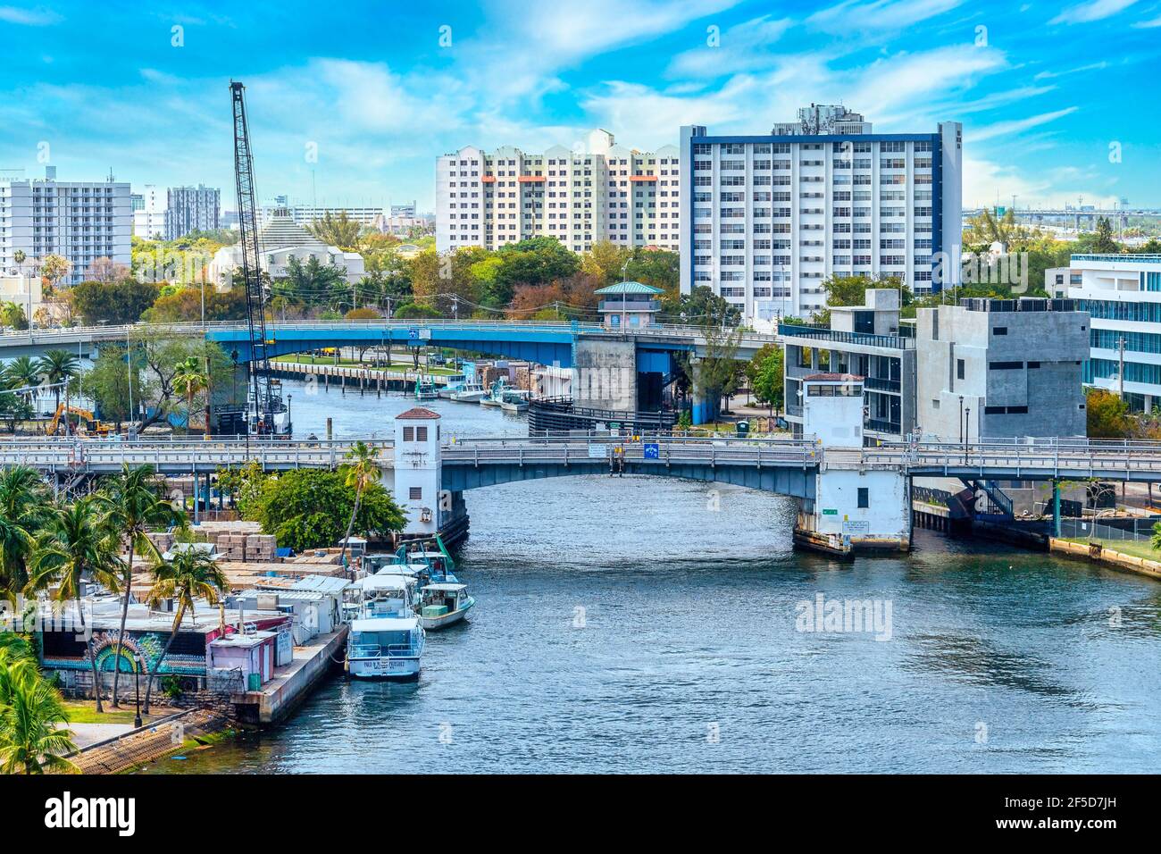 Scène de la ville de Miami, Floride, États-Unis Banque D'Images