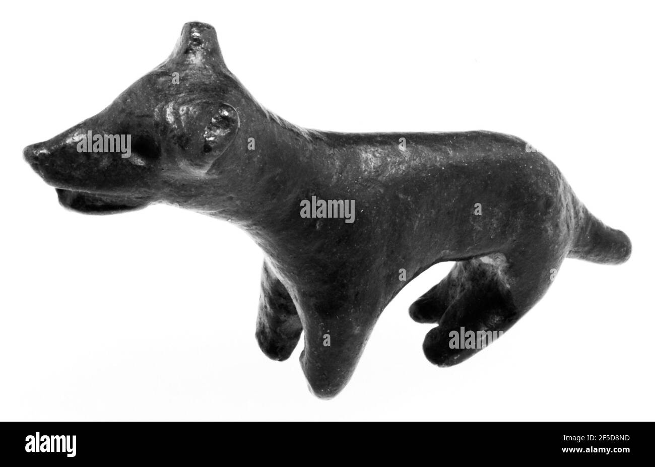 Statuette d'un chien. Inconnu Banque D'Images