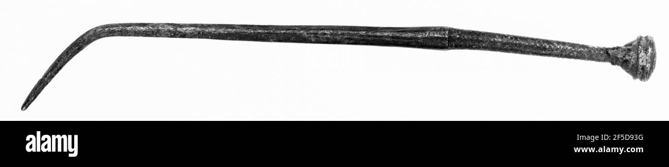 Instrument médical à embouts plats. Inconnu Banque D'Images