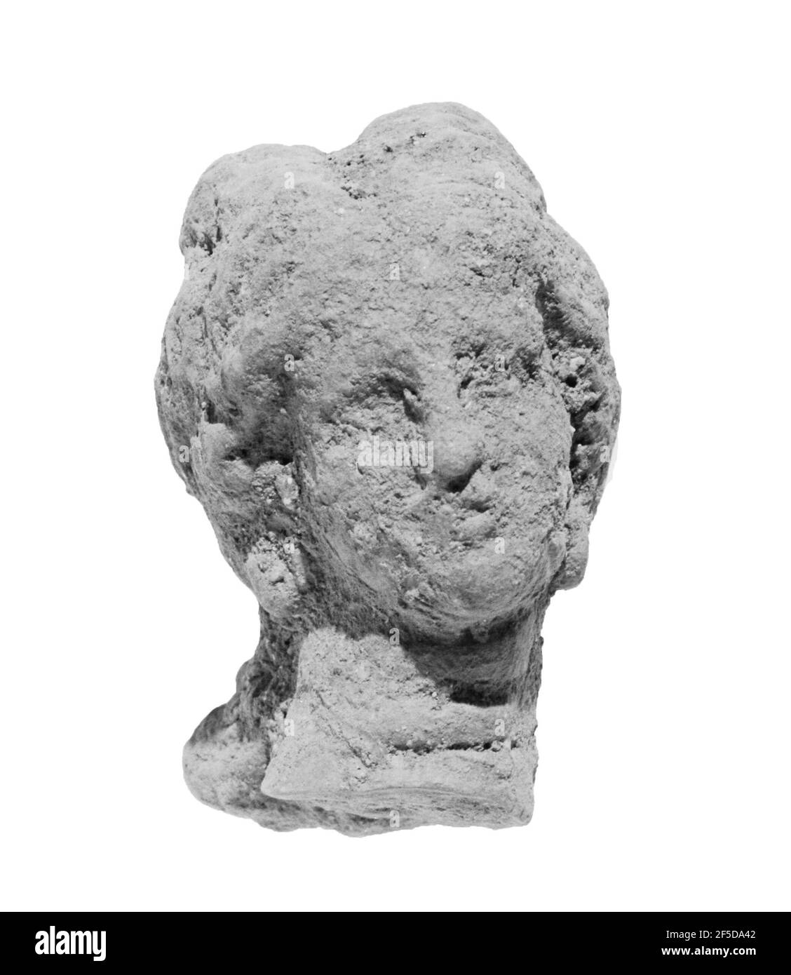 Tête avec coiffure Melon. Inconnu Banque D'Images