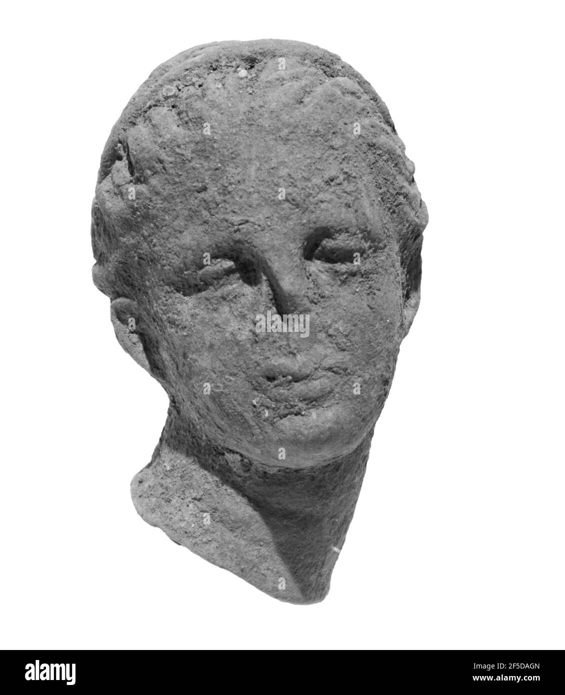 Tête avec ciffure Kinidian. Inconnu Banque D'Images